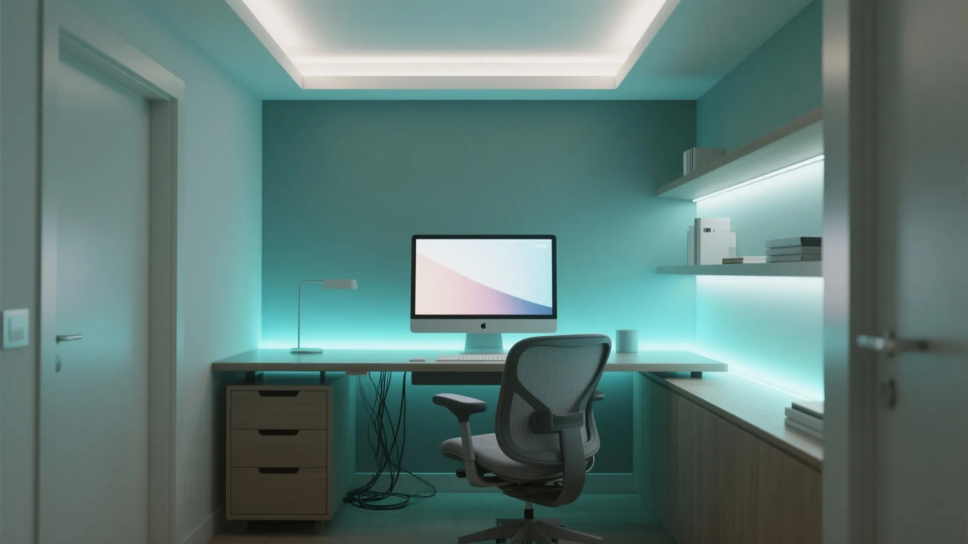 Subtle Accent Washes: RGB as a Background, Not the Main Act