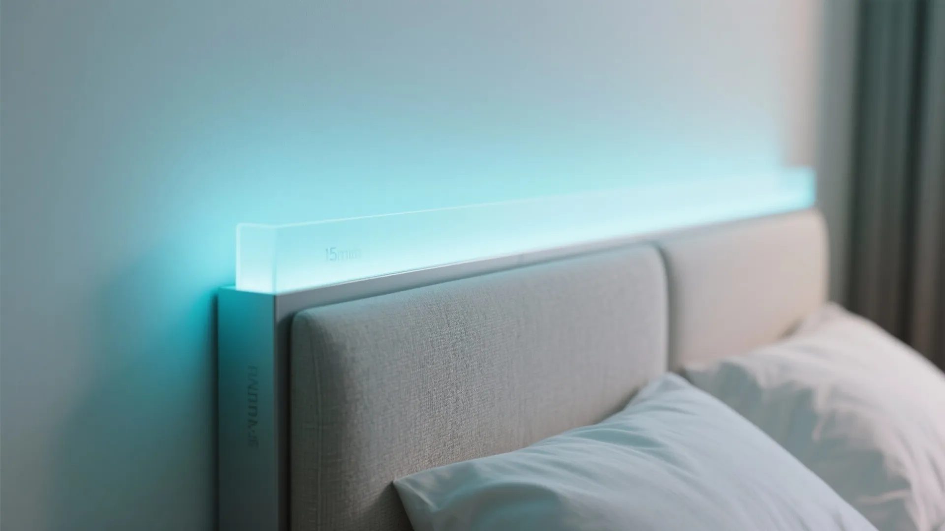 Accent RGB behind furniture for depth