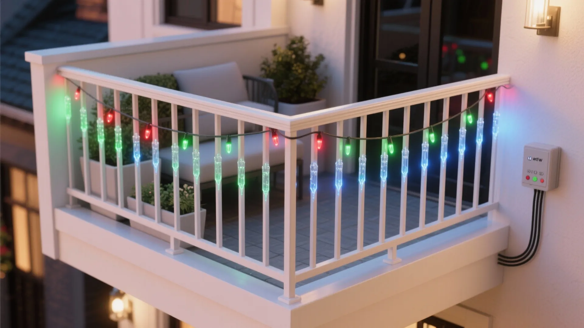 Smart RGB Icicle Lights for Color Scenes