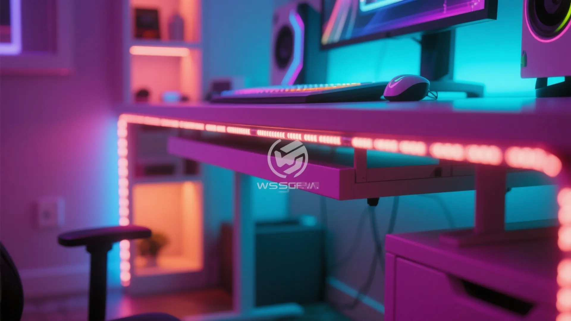 LED ambient lighting zones