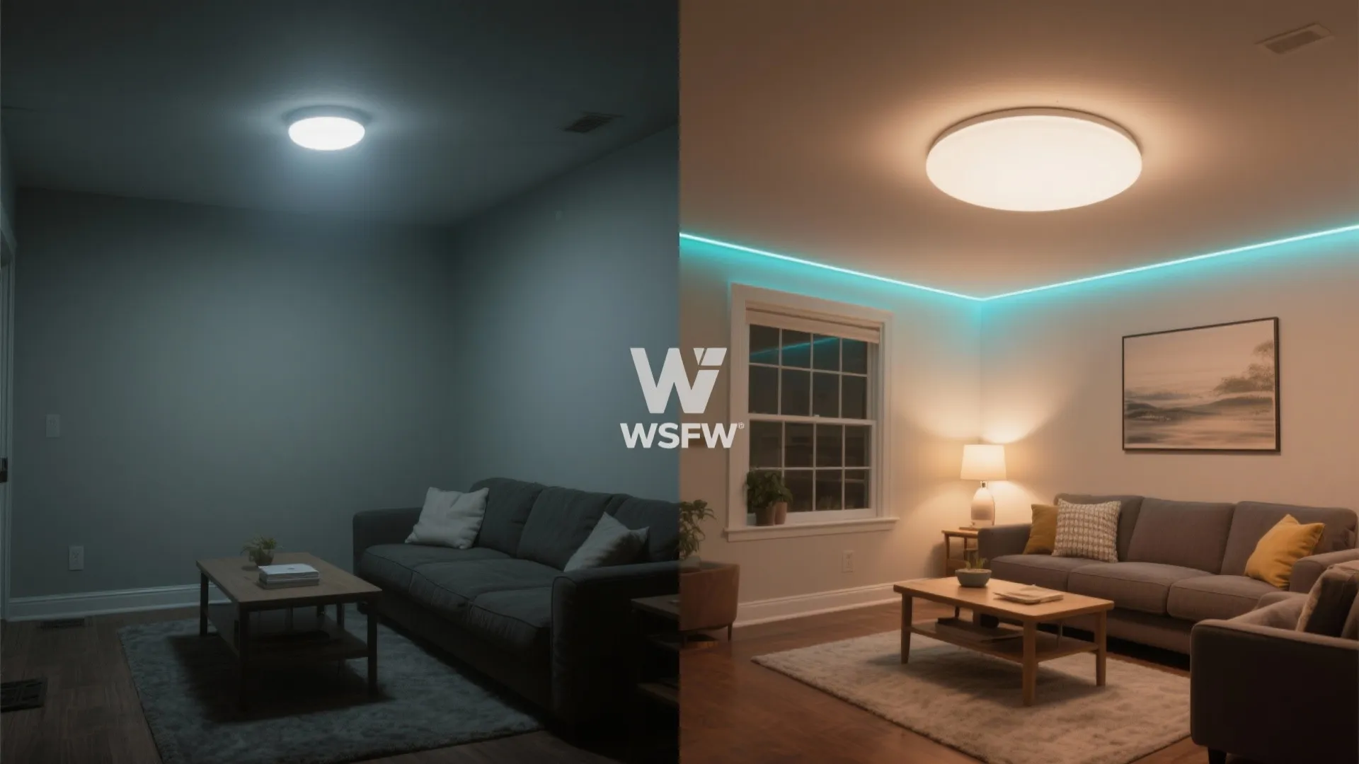 RGBW Cove plus Warm White Center for Flexible Mood