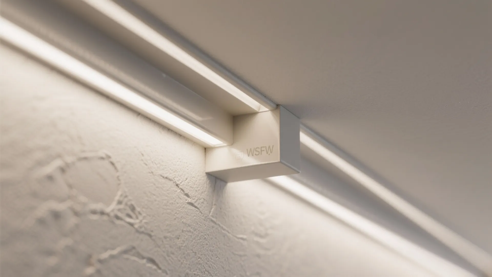 POP Wall Panels as Accent Ribs Flowing onto the Ceiling