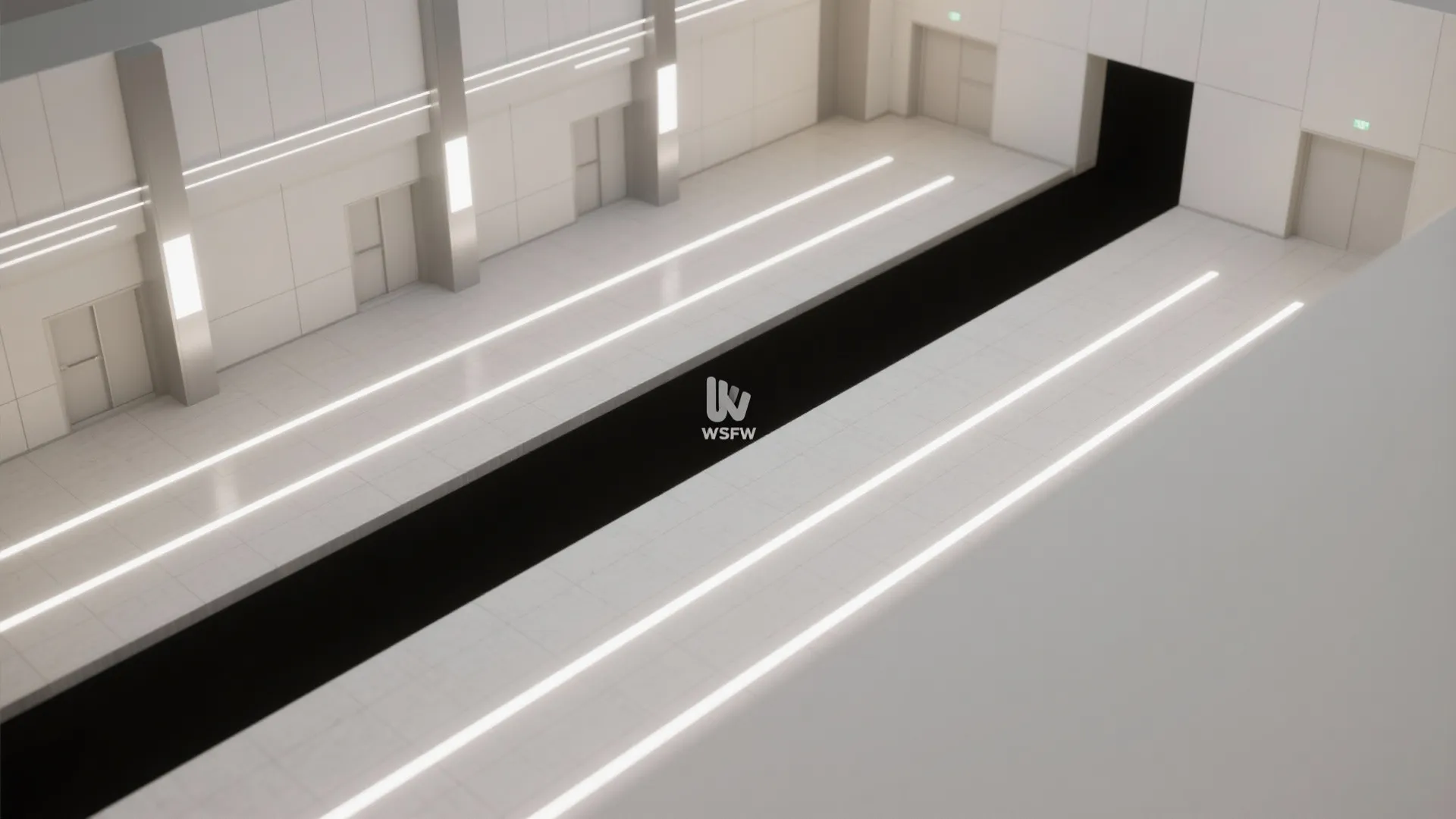 2) Linear Rib + Negative Slot for Zoning