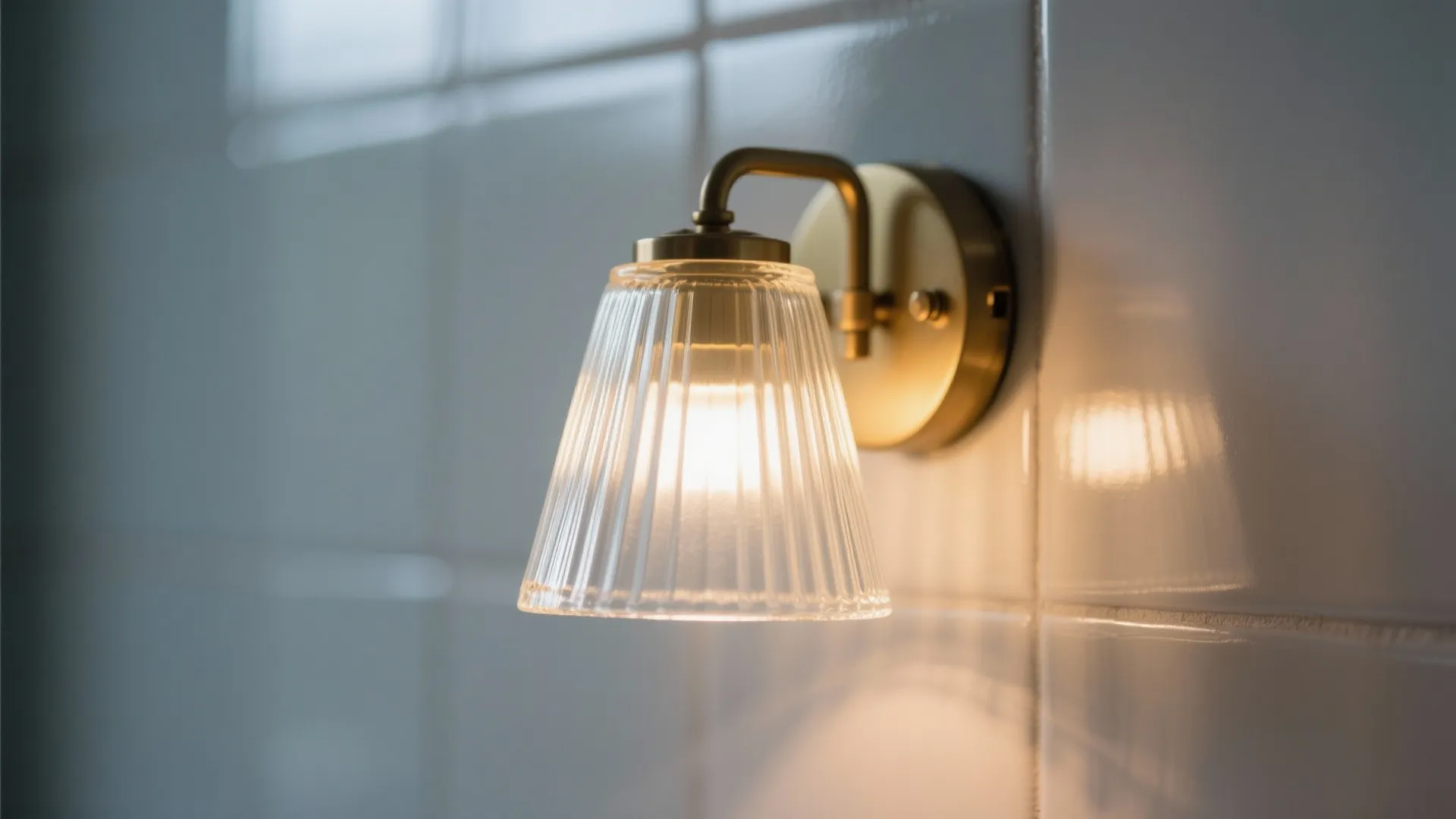 Glass shades that open up tight kitchens