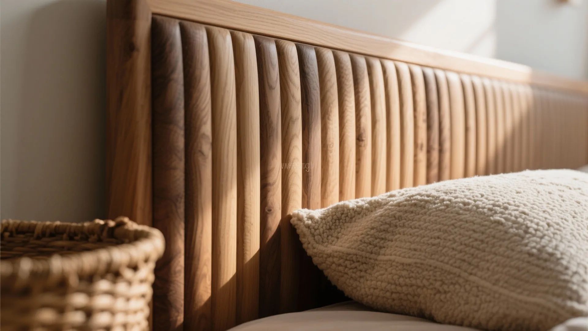 Warm wood accents for texture and comfort