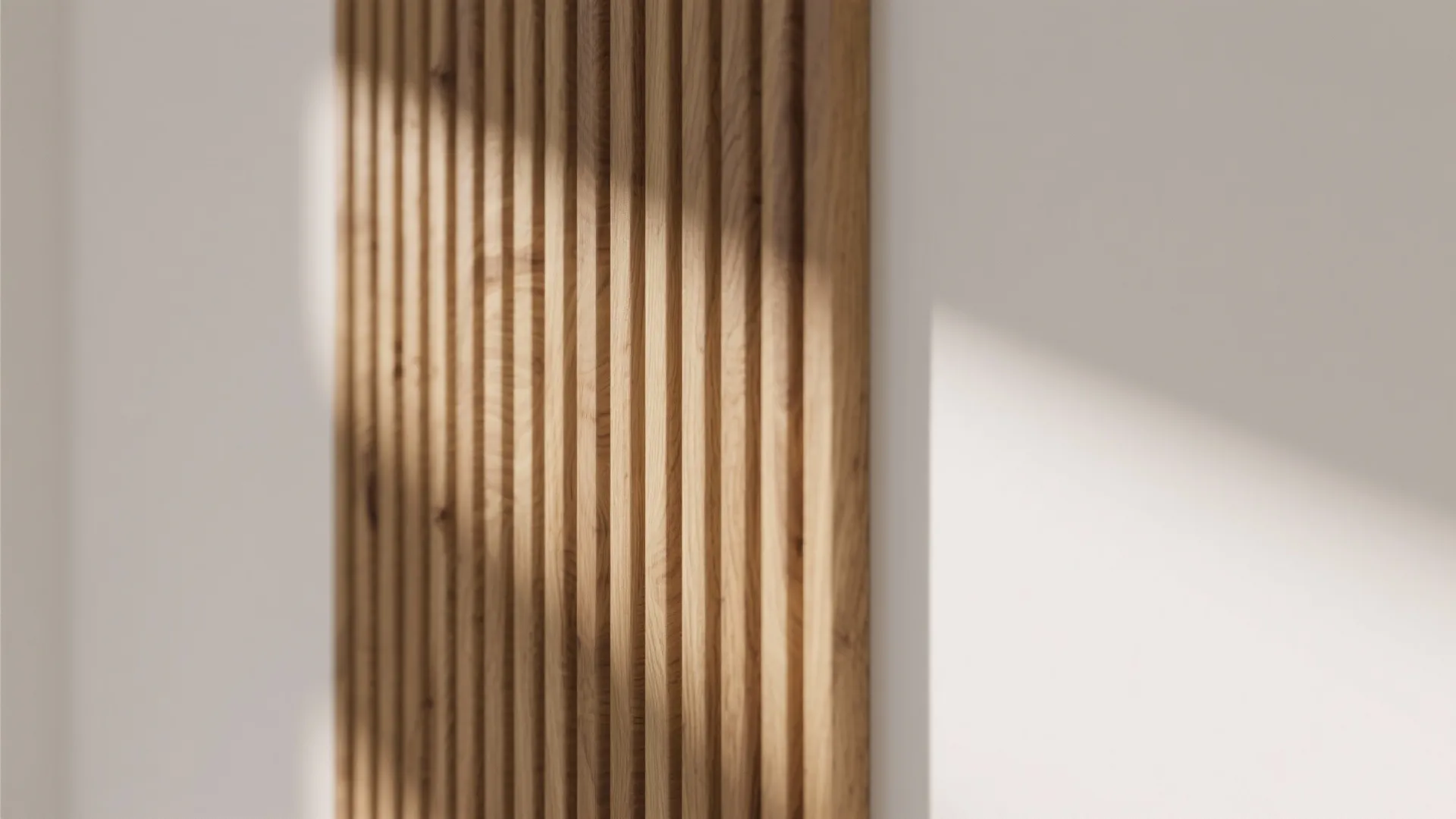 Warm wood accents without the bulk