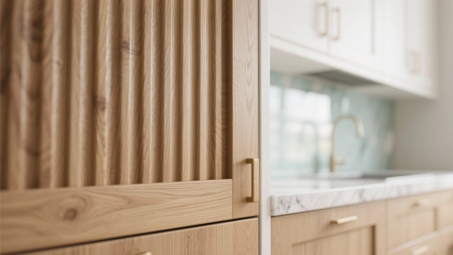 Warm wood accents to soften the box