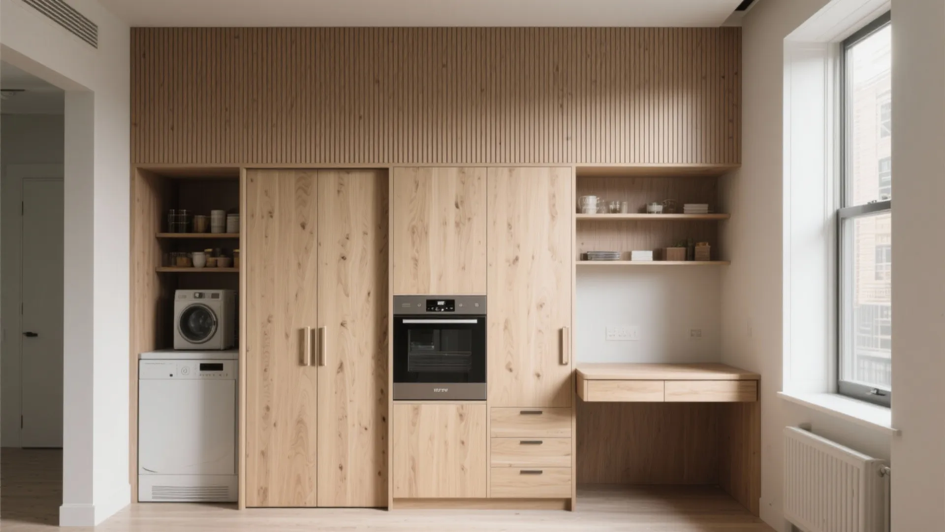 Custom Millwork That Hides (Almost) Everything