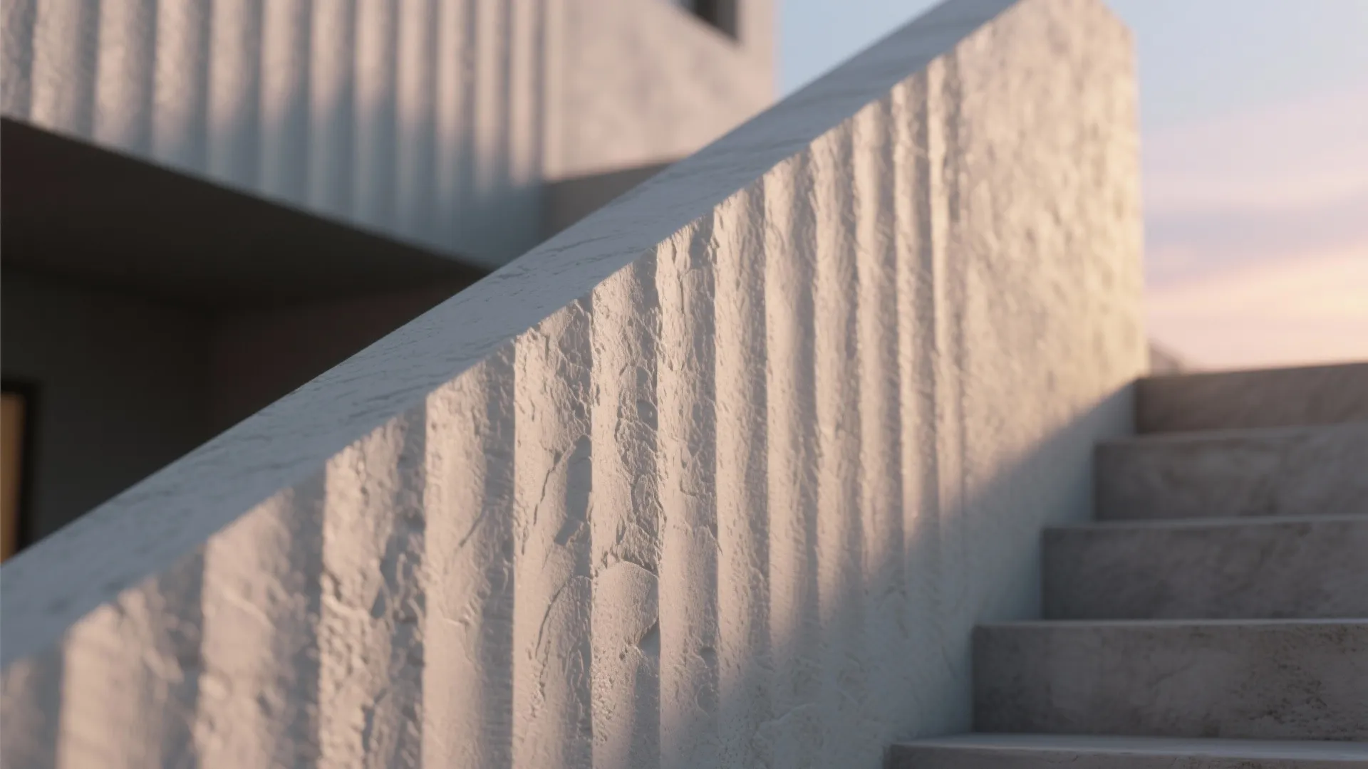 Textured render and shadow play