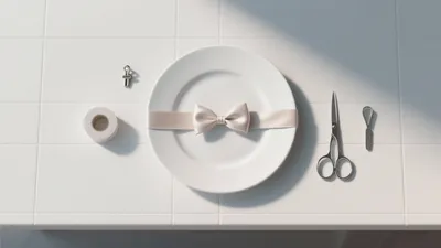 Elegant Bathroom Countertop Styling with Soft Accents