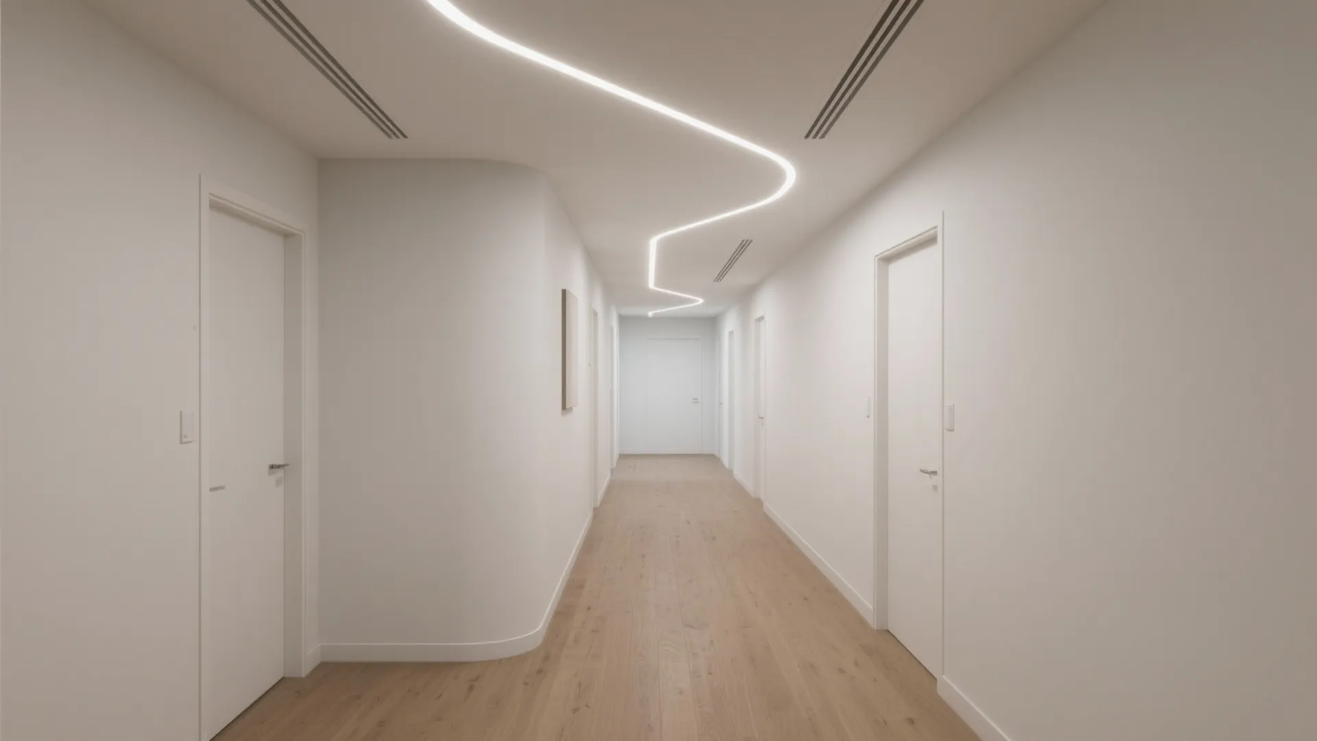 Ceiling Ribbons That Lead the Way