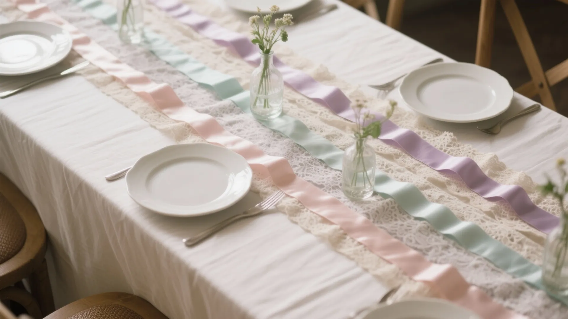 Layered Ribbon Table Runner