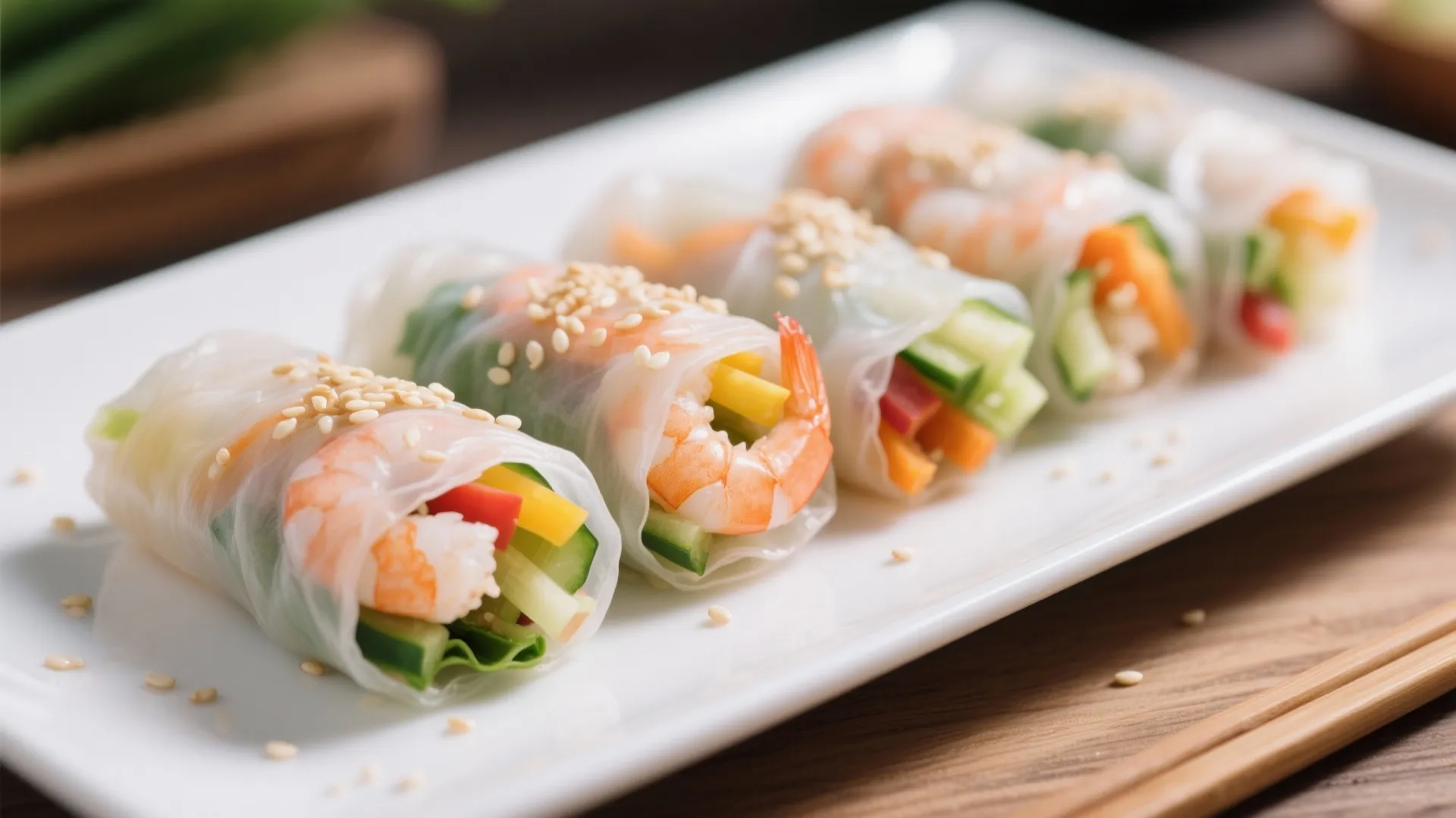 8. Rice Paper Rolls