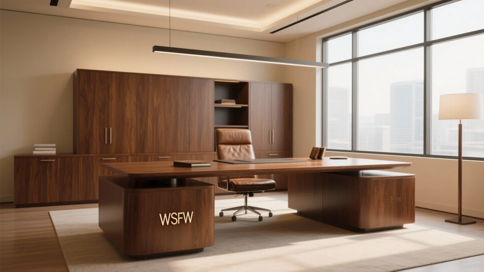 2. Rich Wood Finishes