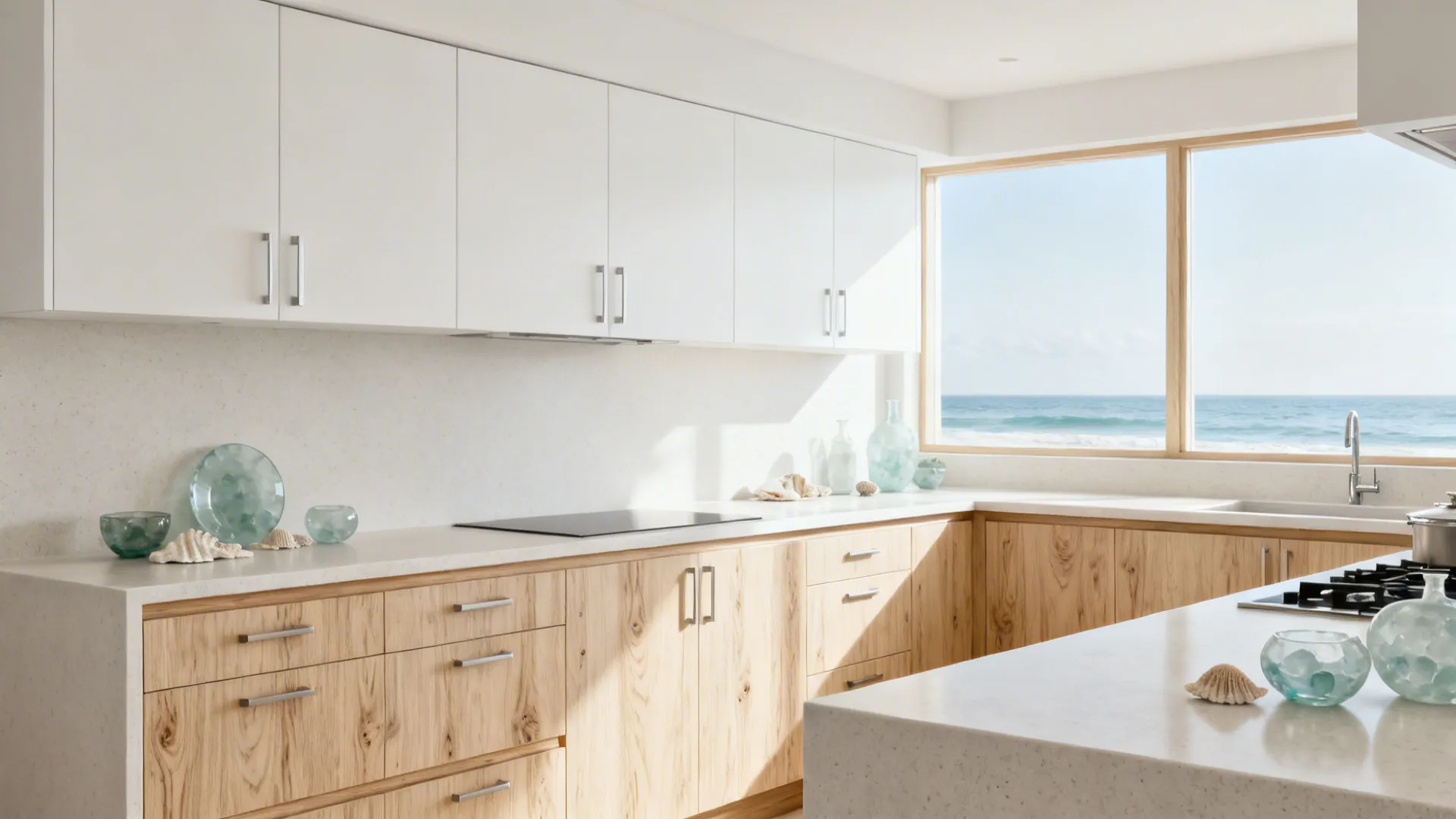 Warm Wood Accents with Salt-Air–Ready Finishes