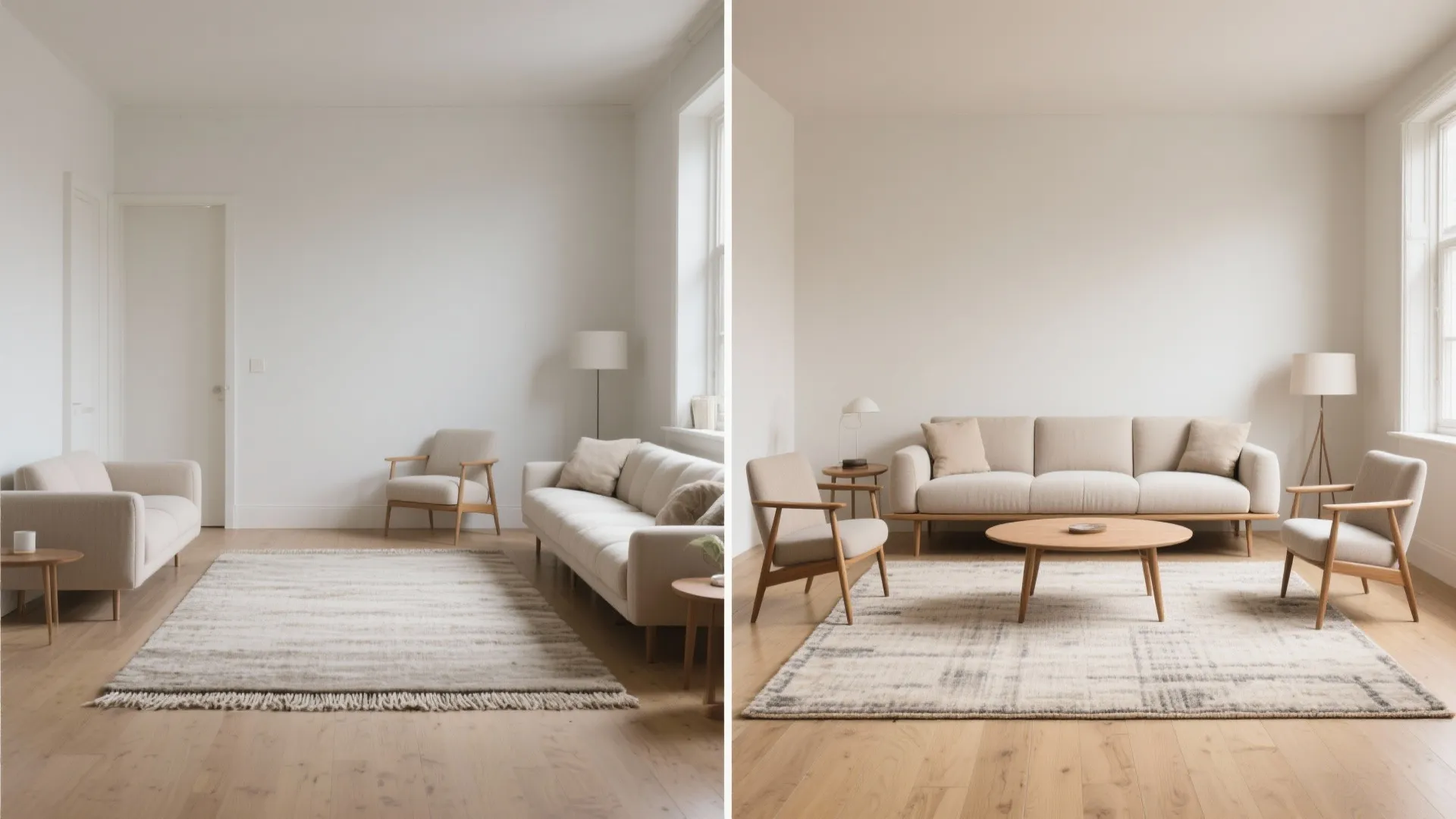 Right-Size Rug That Anchors Seating