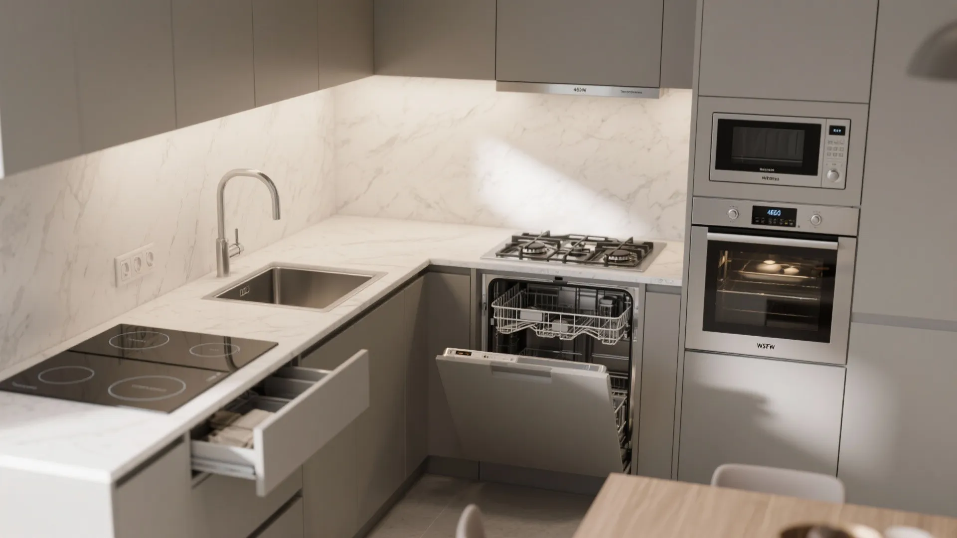 Appliance Right-Sizing and Multipurpose Surfaces