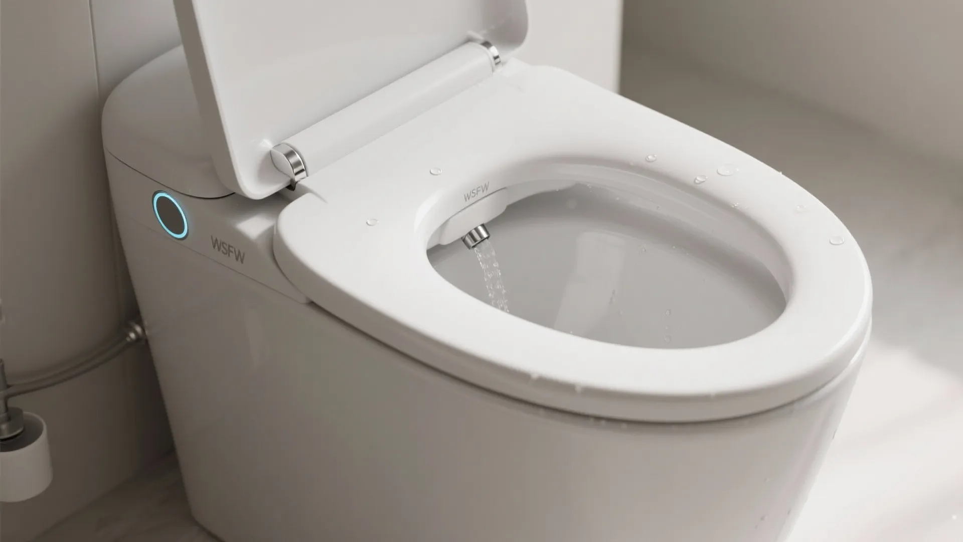 Bidet seat + rimless bowl for hygiene (and sanity)