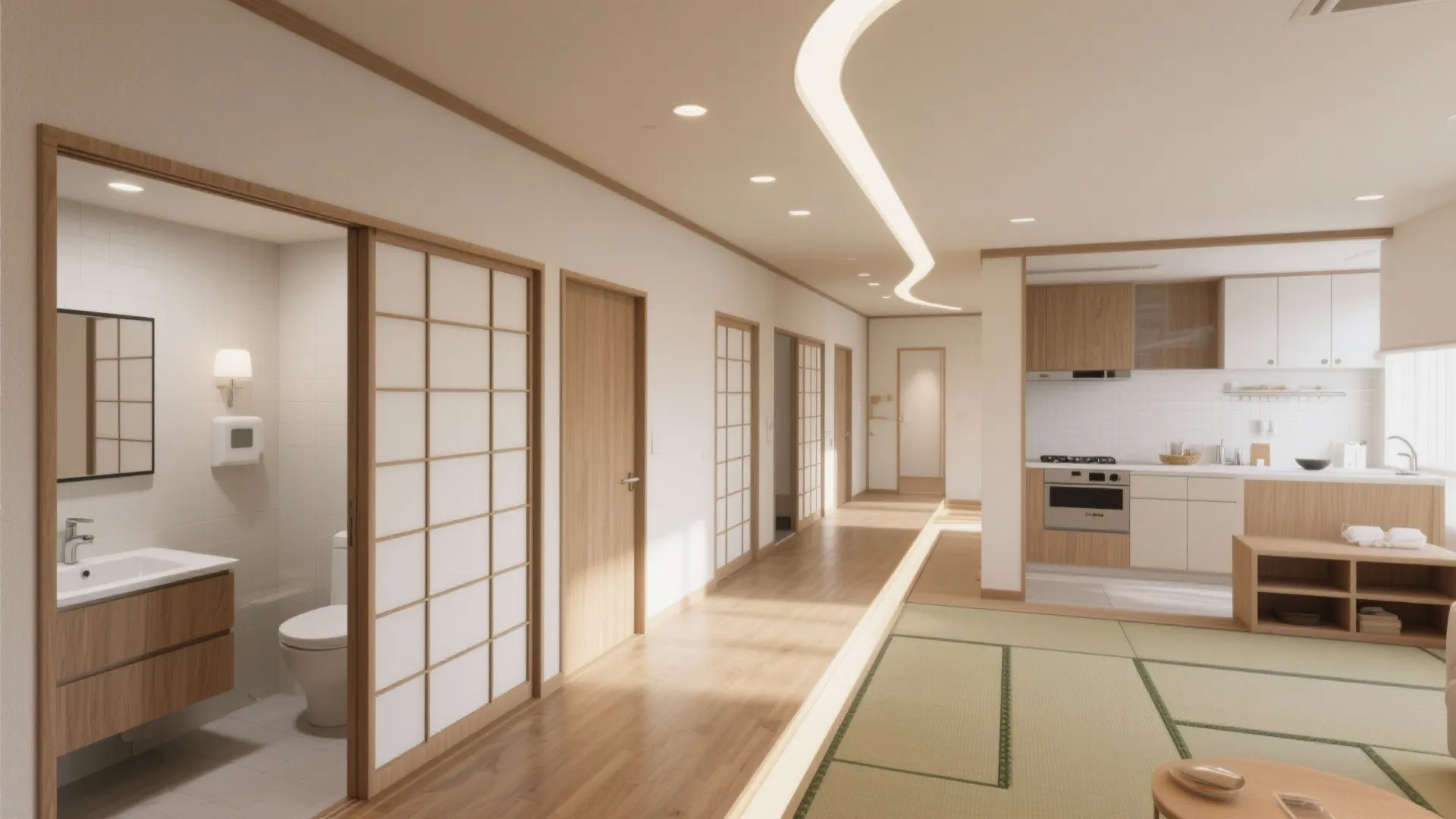 Tips 4: 回遊動線をつくると家族の衝突が減る（東京・大阪の日本都市に適した計画）