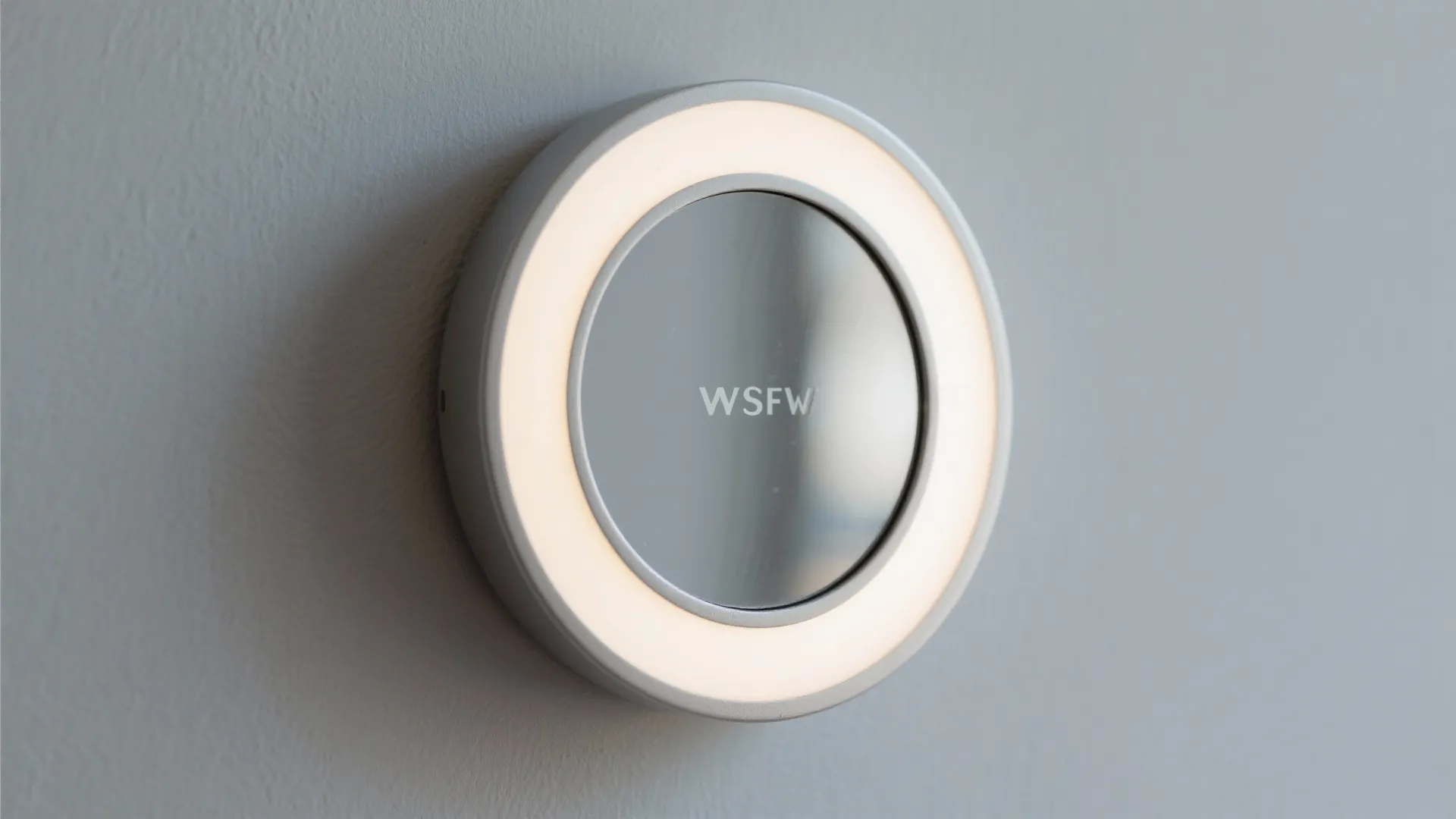 Artful ring sconces with indirect glow