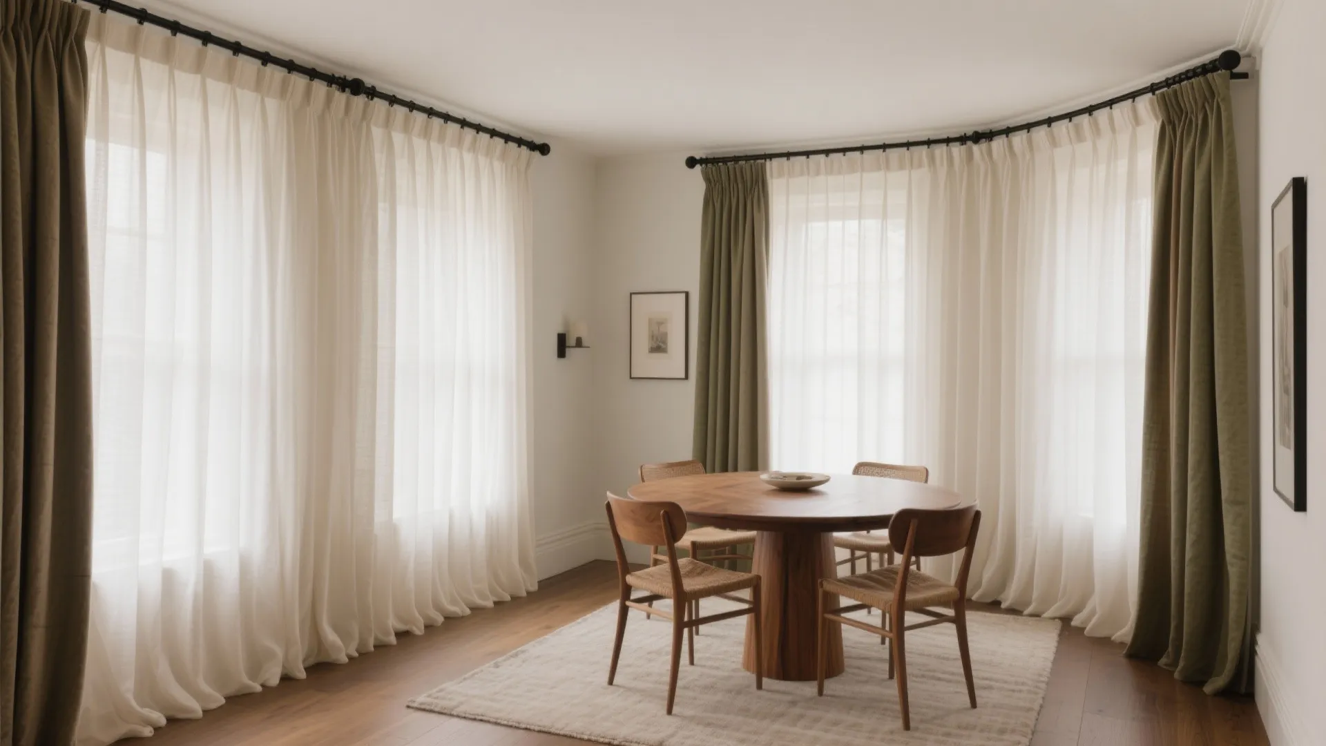 Idea 1: High-and-wide ripple-fold linen for quiet luxury