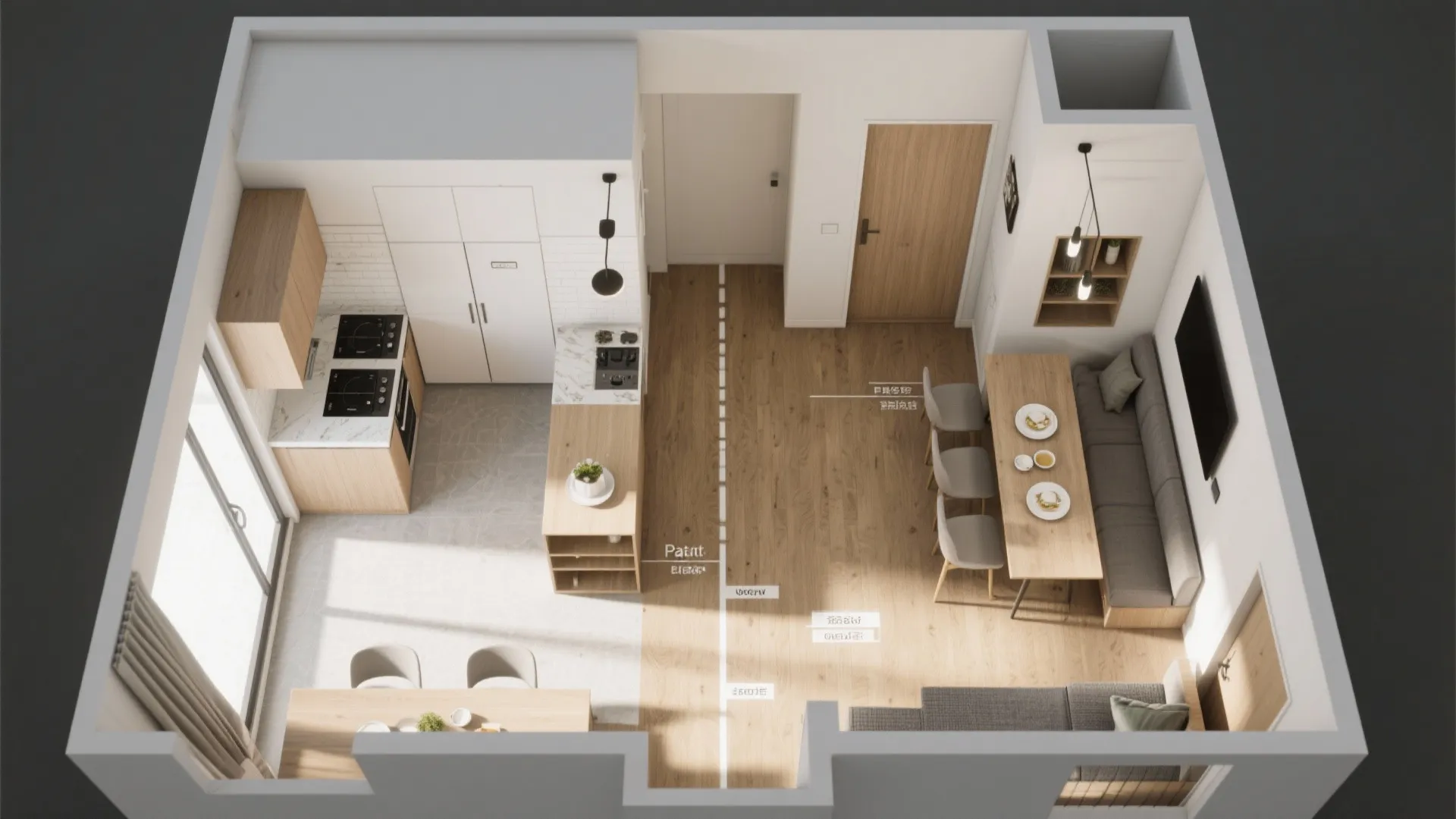 Food & Ritual Flow: Kitchen-to-Living Coordination