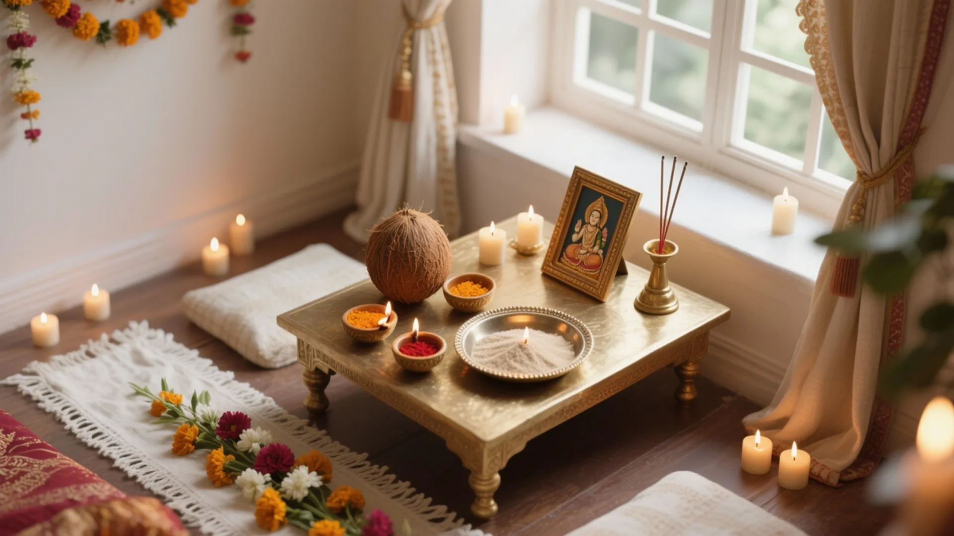 Ritual Nook: Safe Diyas, Incense, and a Blessings Corner