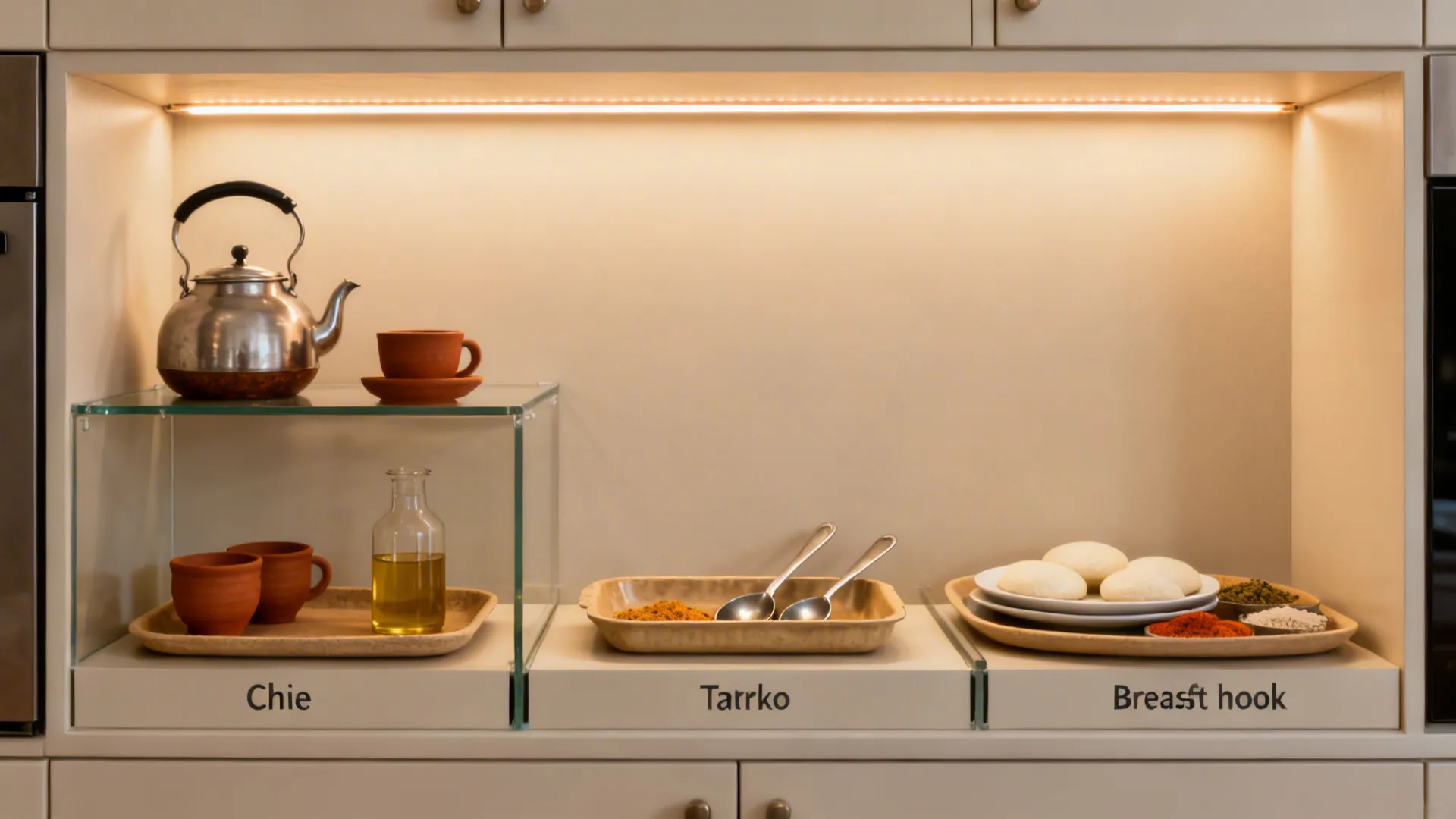 5) Stage “Everyday Rituals” Shelves