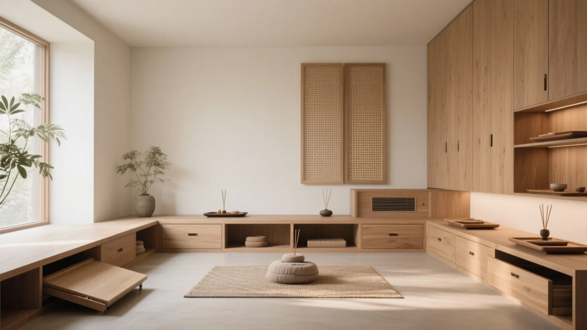 5) Ritual storage, scent management, and clean air