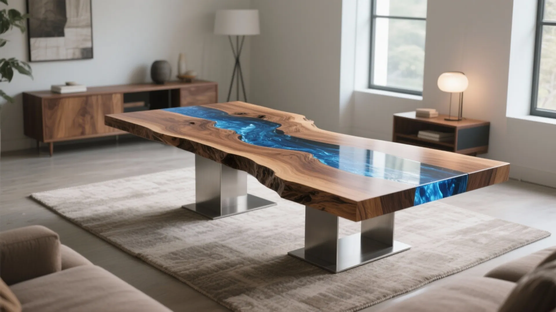 Epoxy Resin DIY River Table: A Complete Guide for Beginners: 1 Minute to Understand How to Craft a Stunning River Table