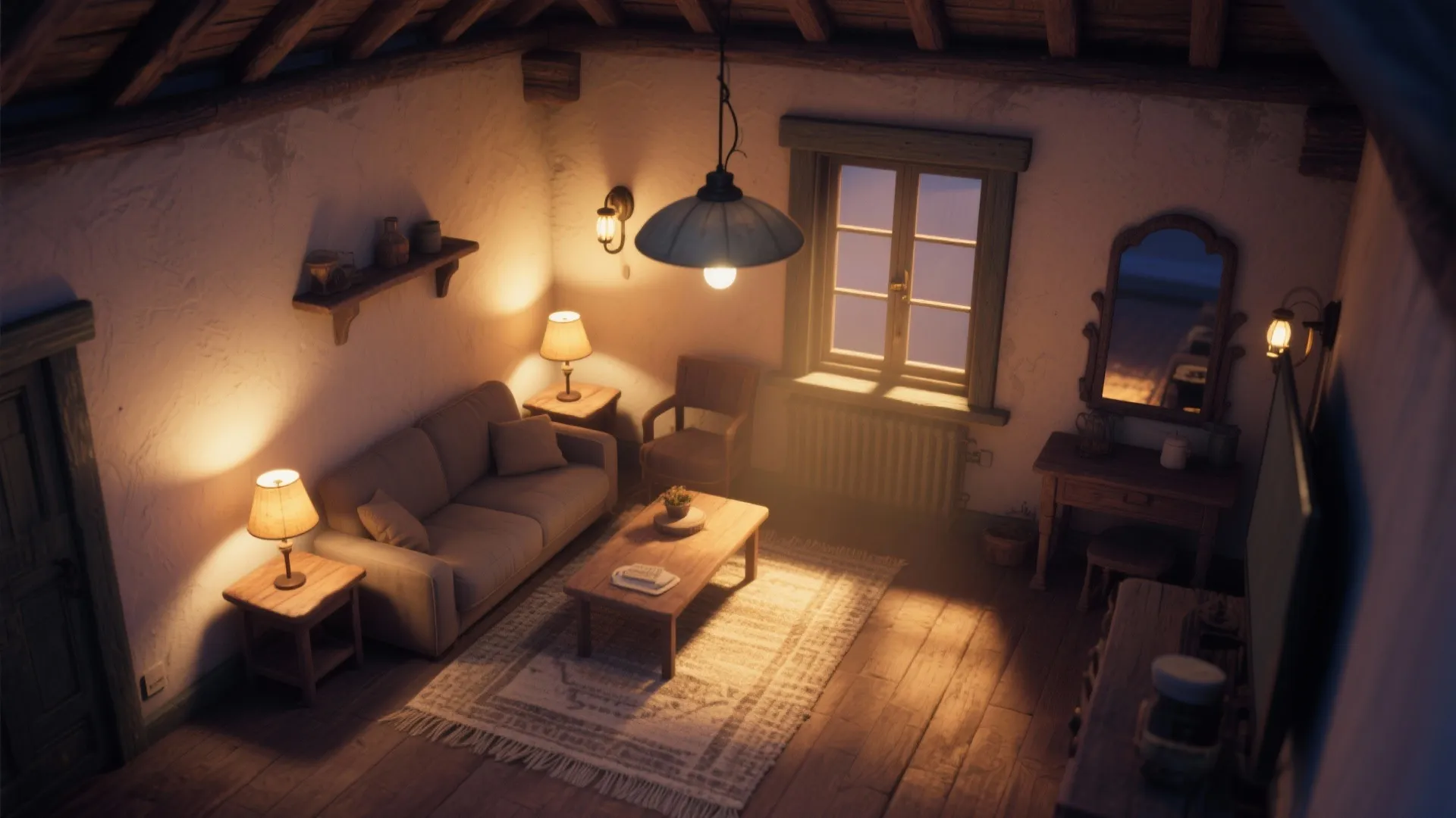 Layered Lighting and Subtle Shine