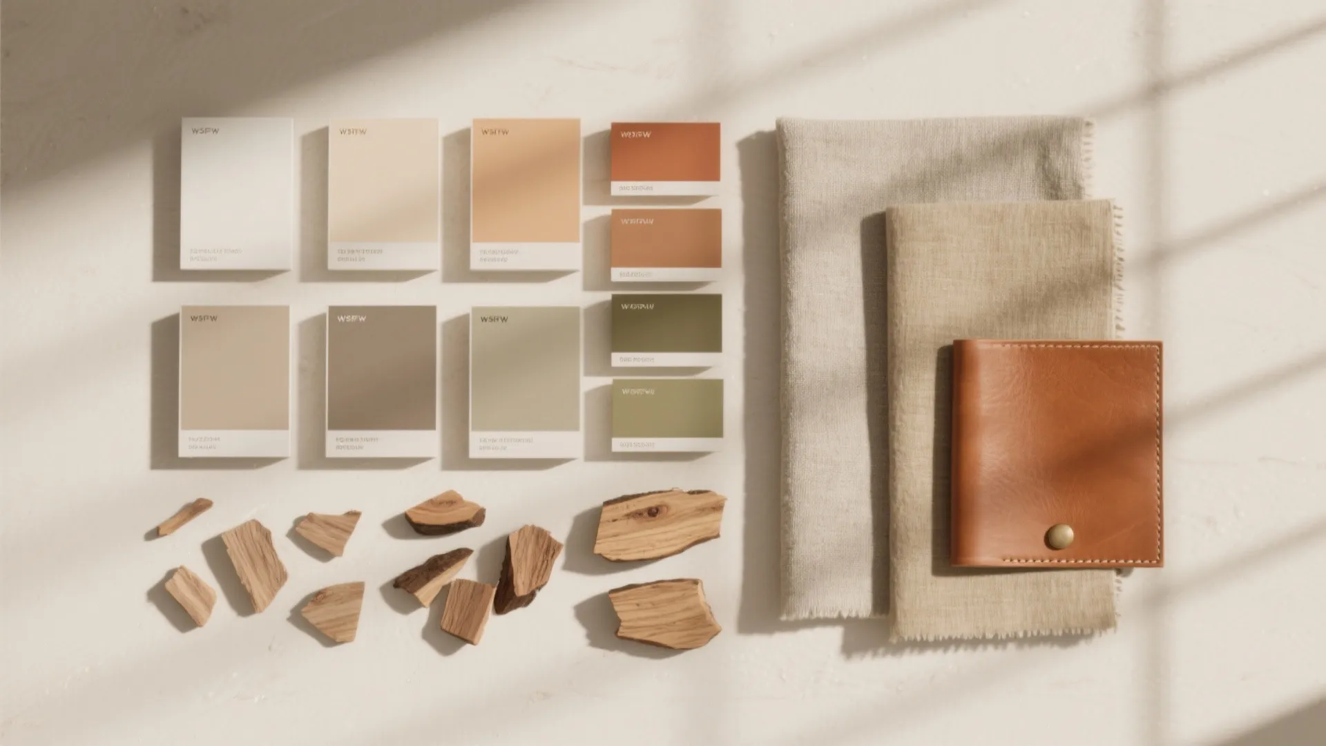 Earthy Neutrals with Light Contrast