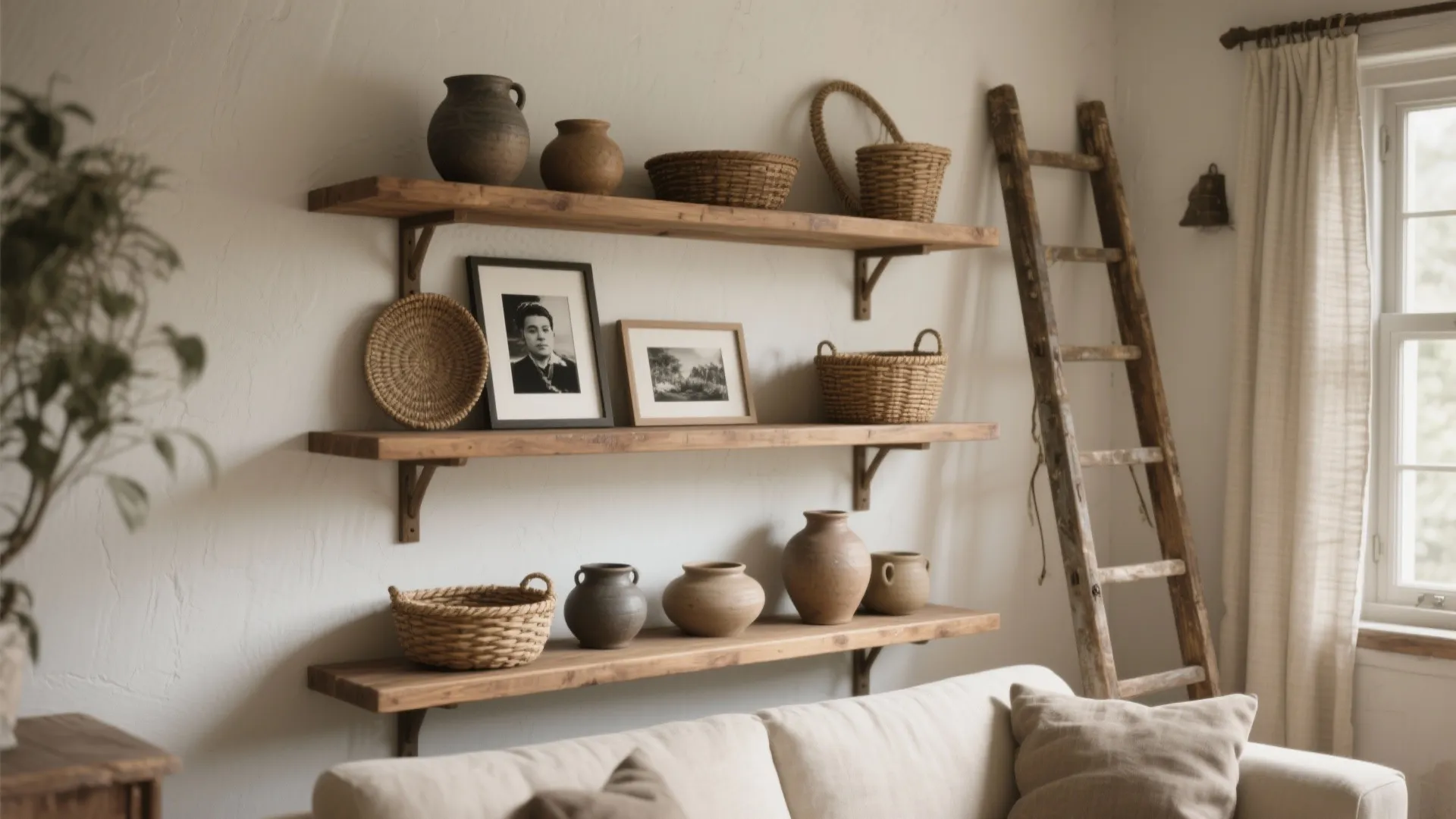 Vintage Finds, Handmade Accents, and Open Display