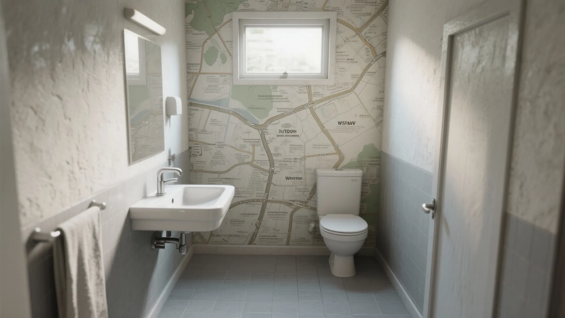 2. Road Map Walls and Custom Murals