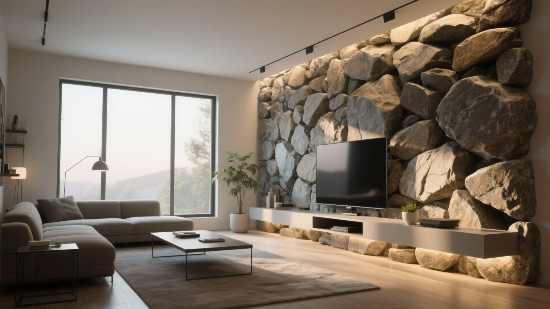 5 Rock Accent Wall Ideas for Living Rooms: Creative small-space solutions and practical tips for making a rock accent wall shine