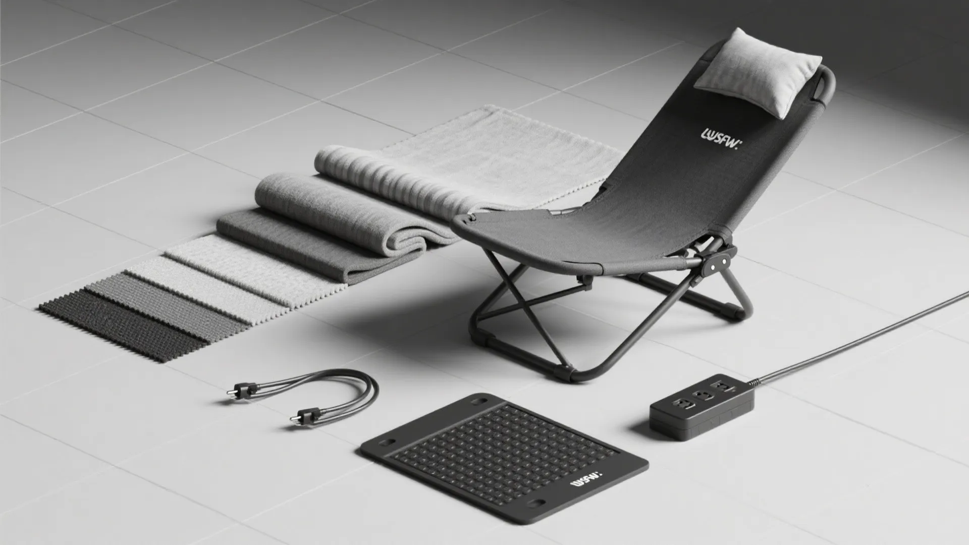 3) Foldable or stowable floor rockers