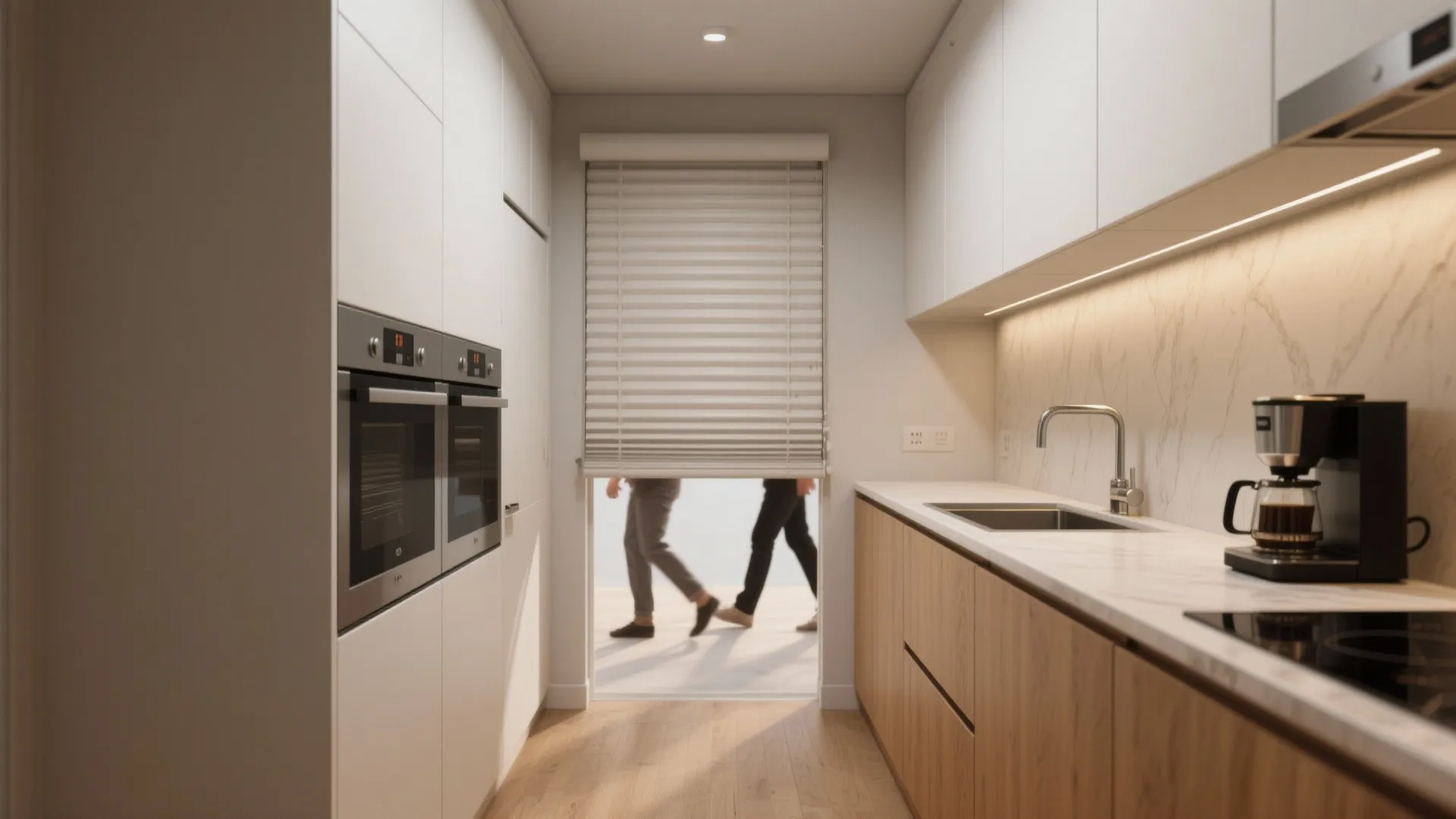 5 Small-Space Ideas: Roll-Up Kitchen Cabinet Doors: Creative small-kitchen solutions using roll-up cabinet doors and space-saving tricks from a decade of projects