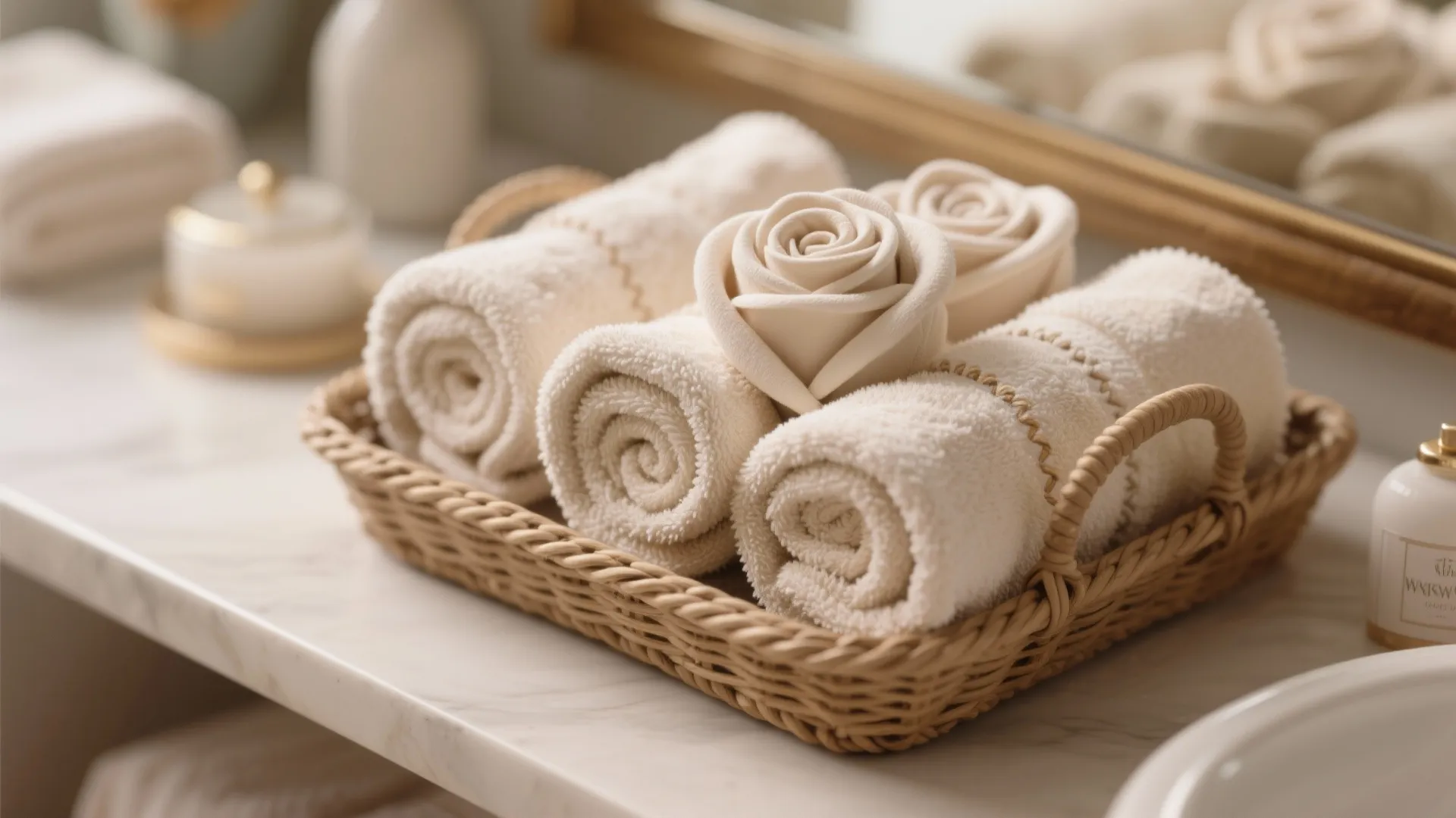 5 Folding Decorative Towels Ideas for Bathroom