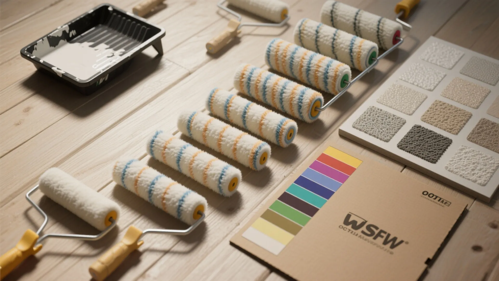 2. Choose the right roller and nap for your wall