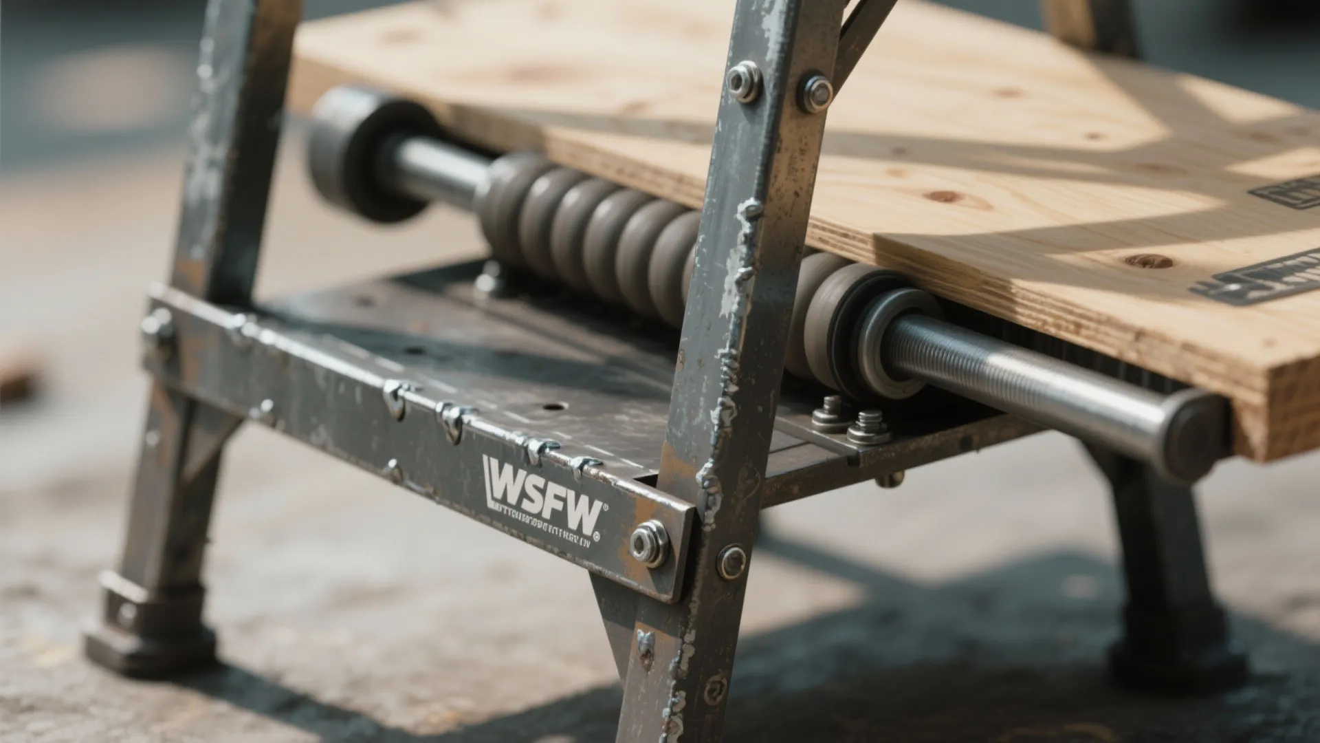 5. Compact Jobsite Roller Stand — simple, rugged, portable