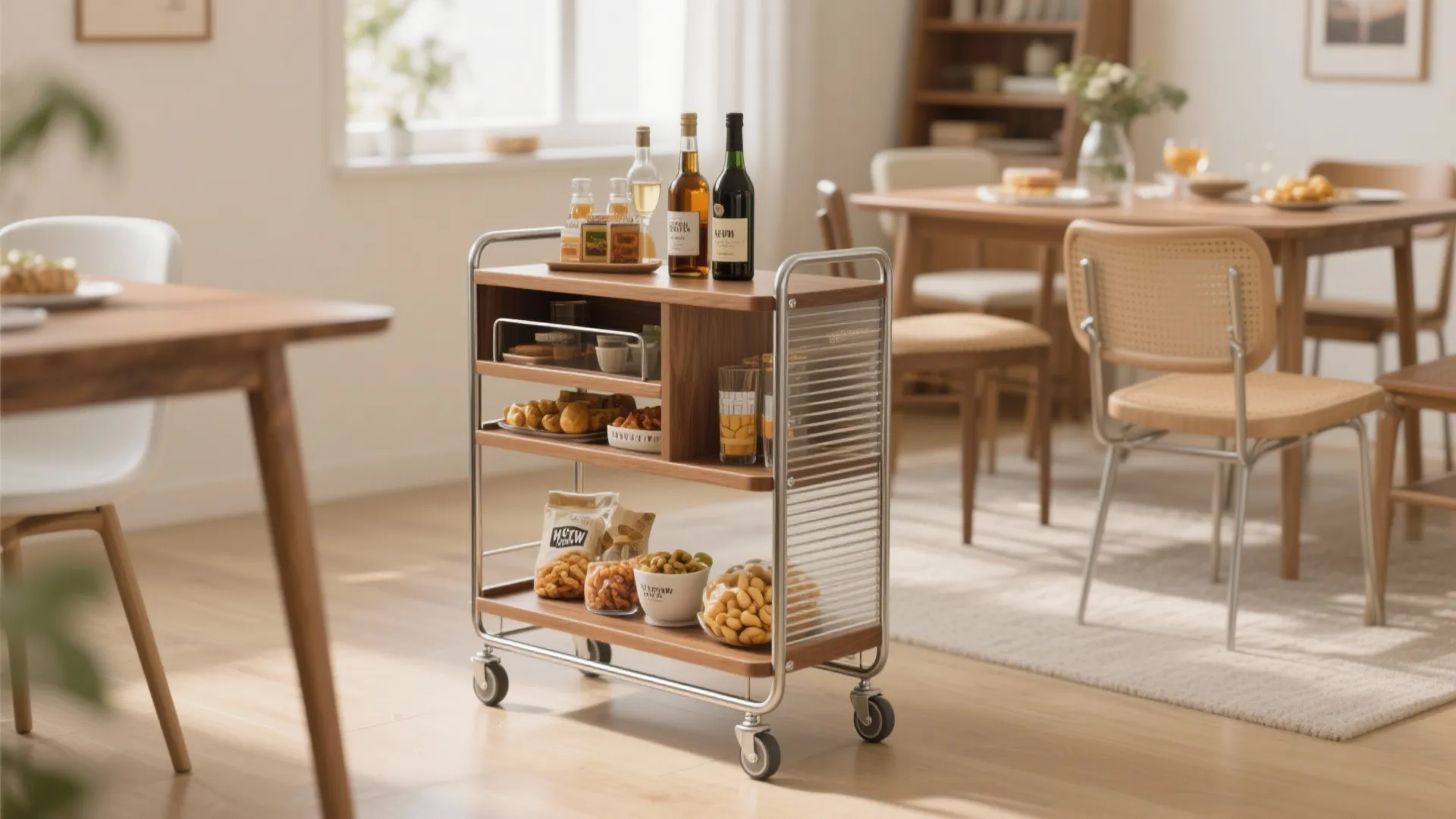 5. Rolling Carts for Flexible Use