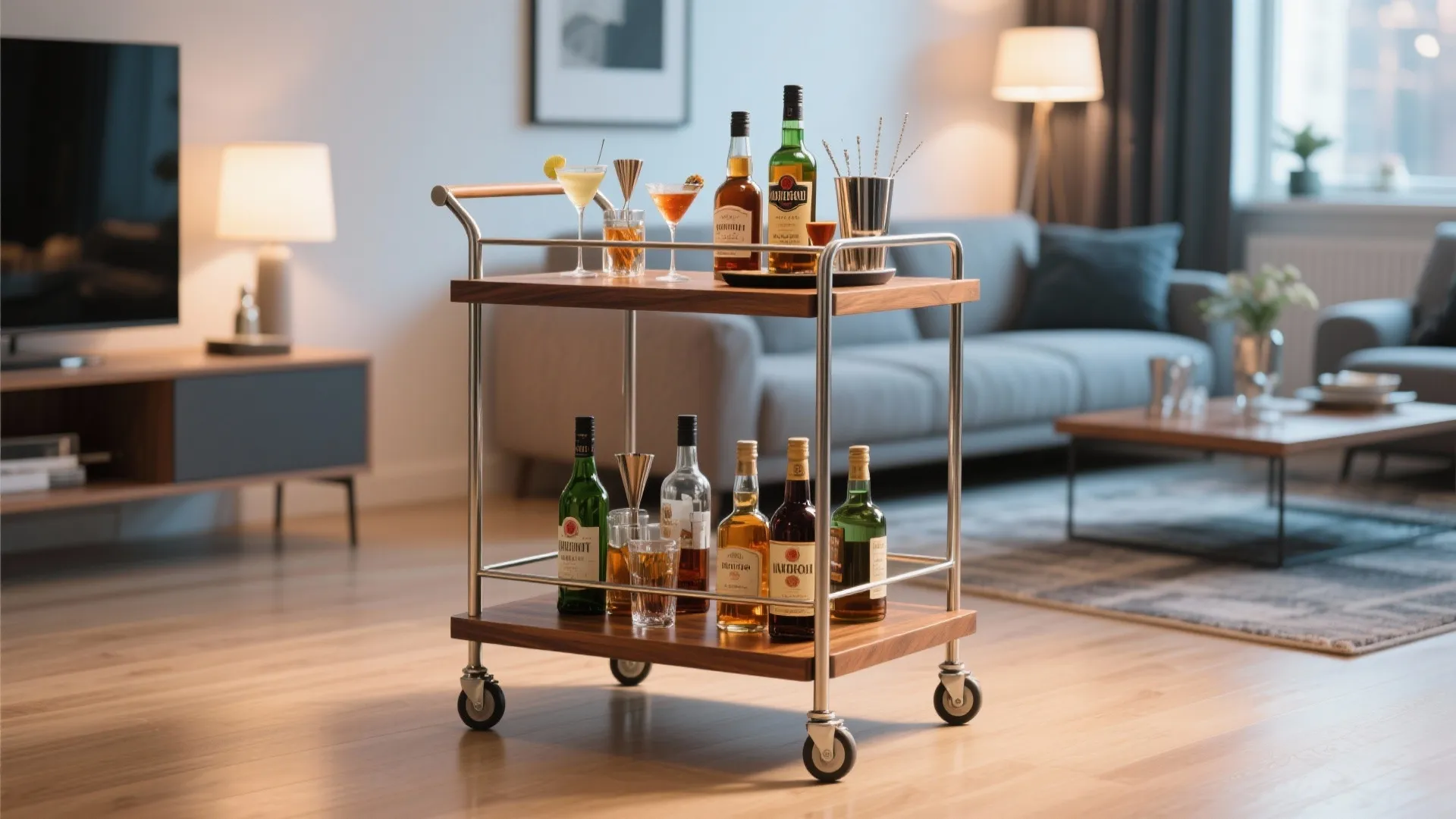 2. Rolling Cart Magic