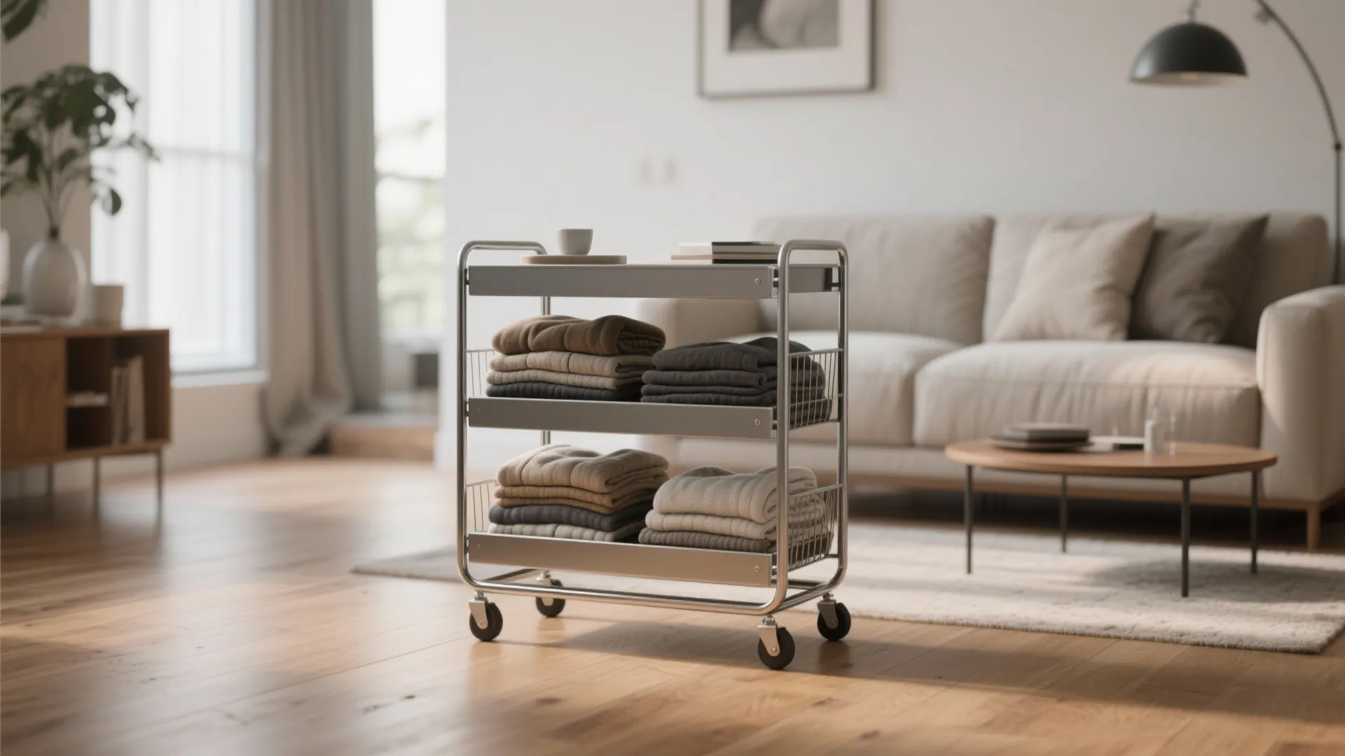 8. Rolling Storage Cart