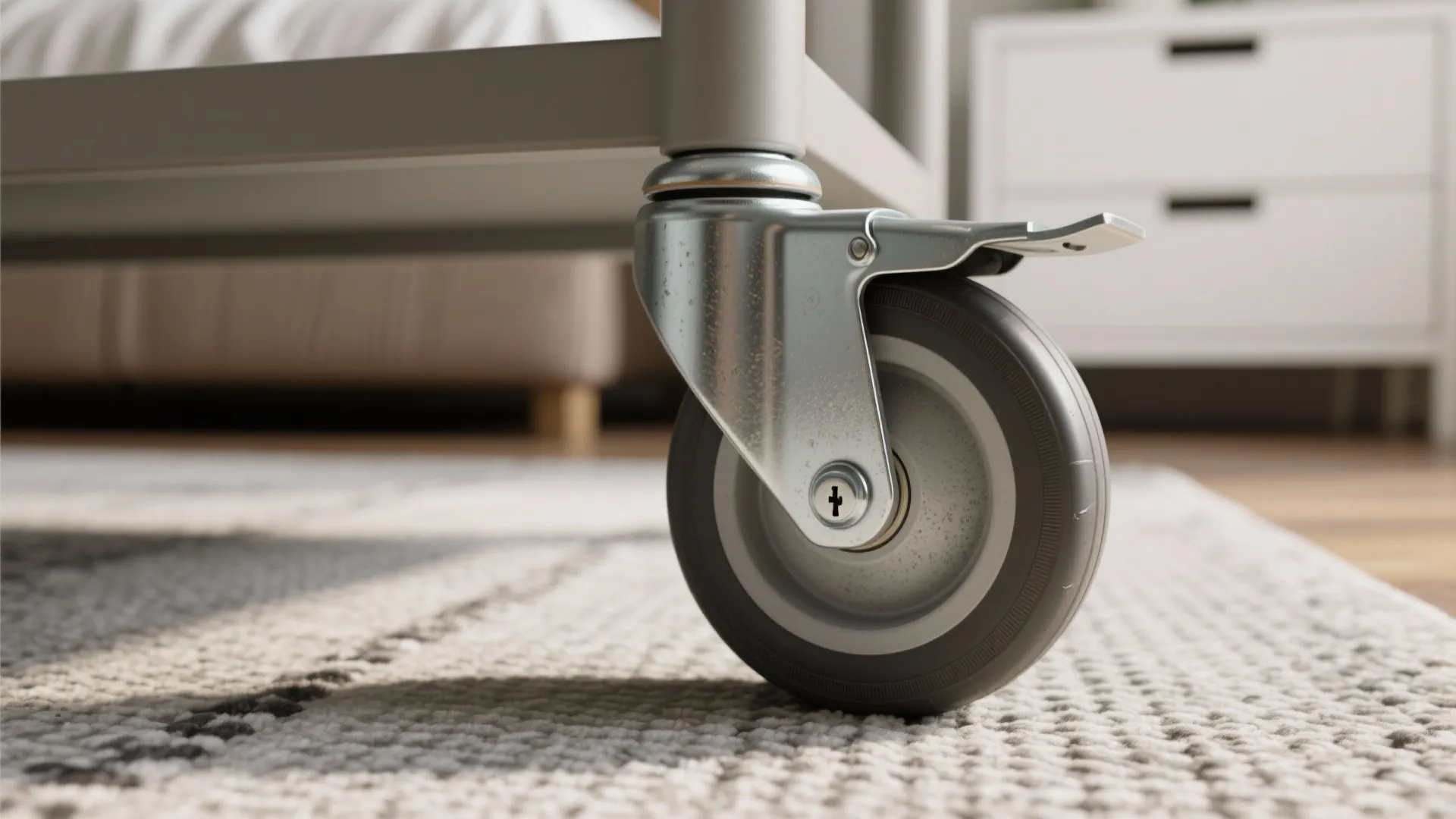 Under-Bed Storage + Rolling Study Cart