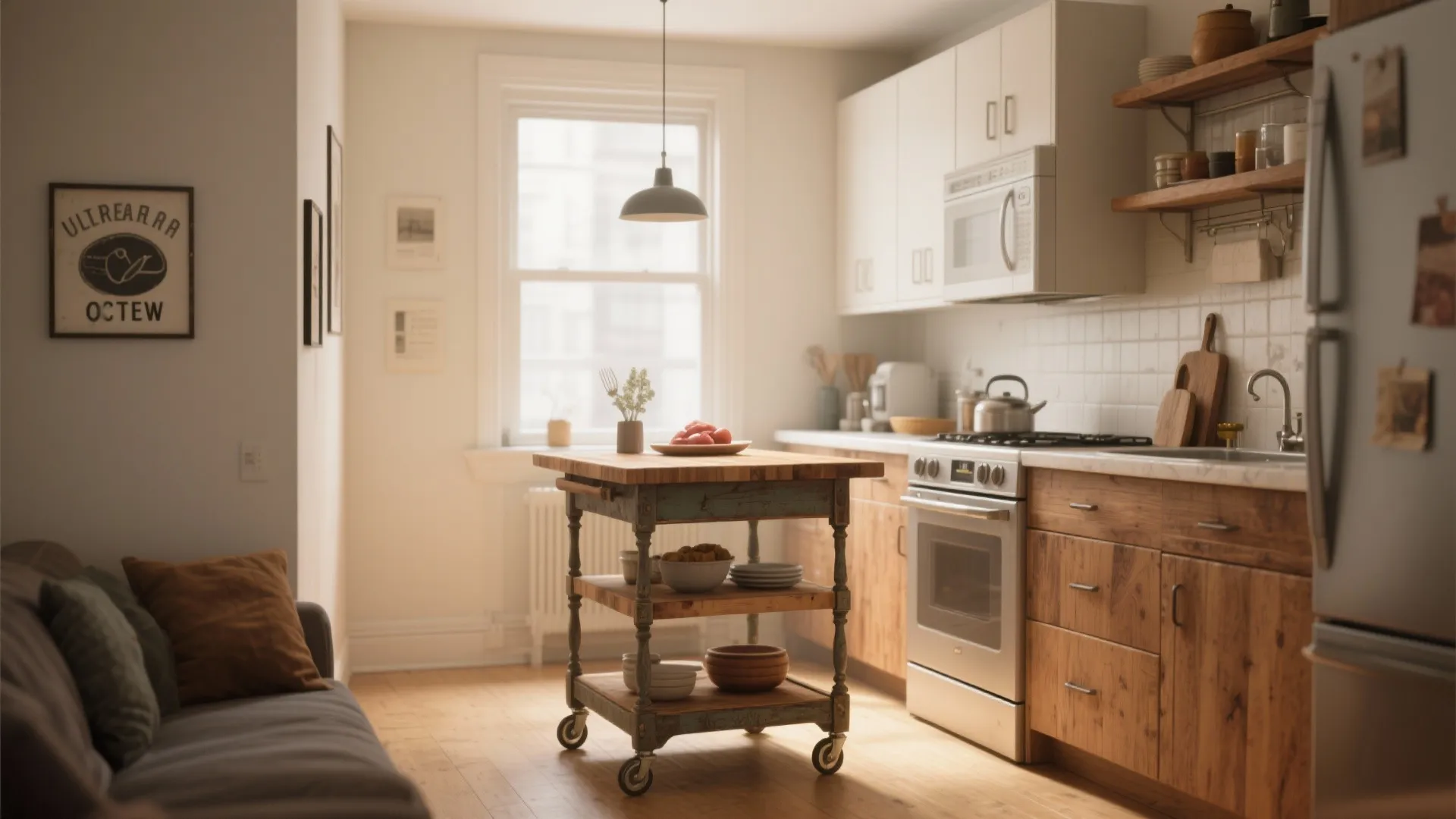 1. The Rolling Cart Island