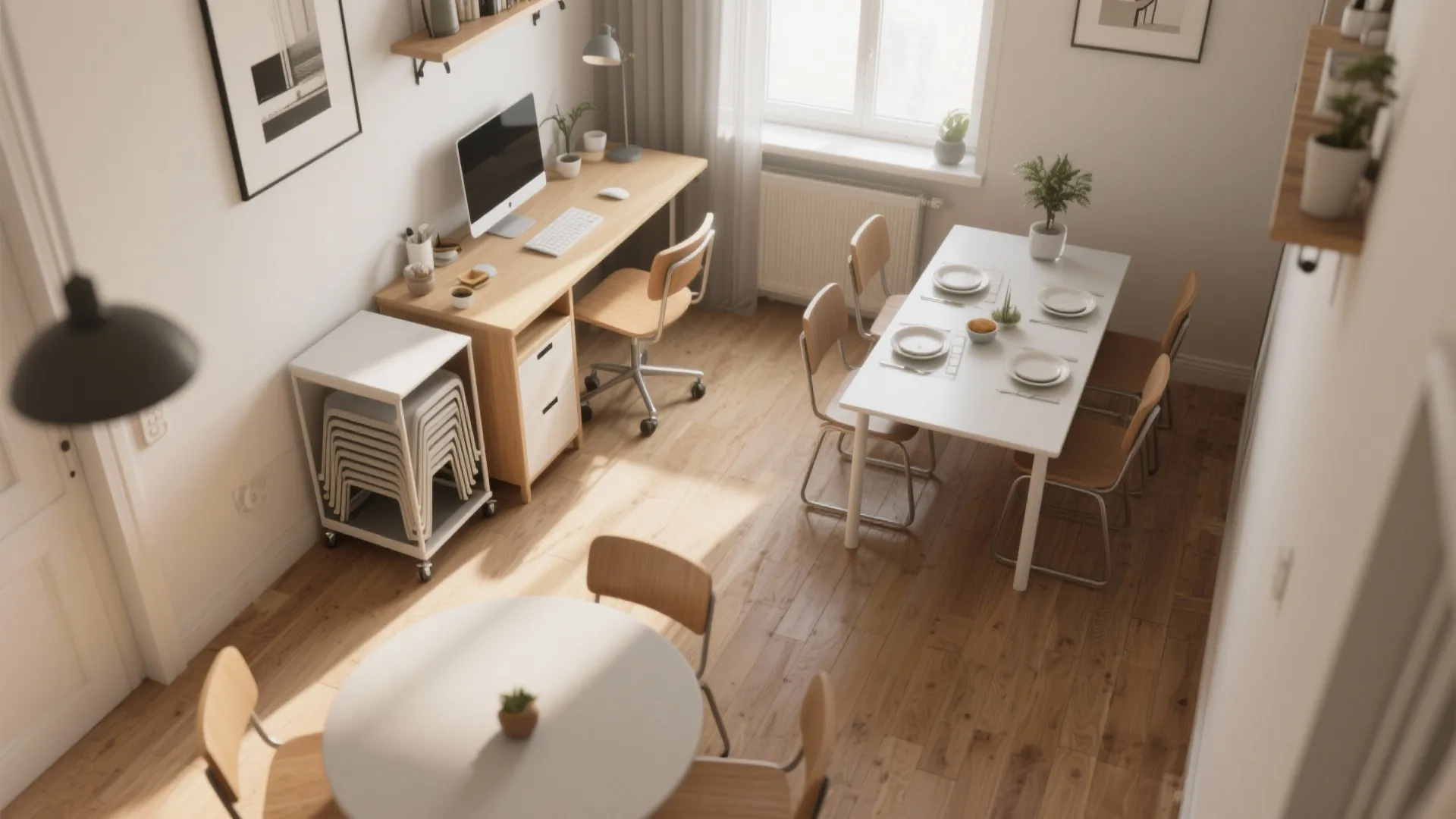 5. Rolling Furniture Magic