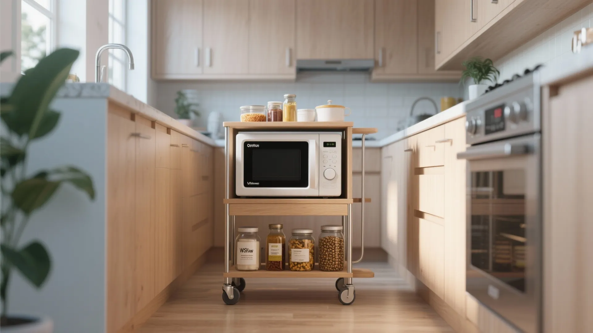 9. Rolling Kitchen Carts