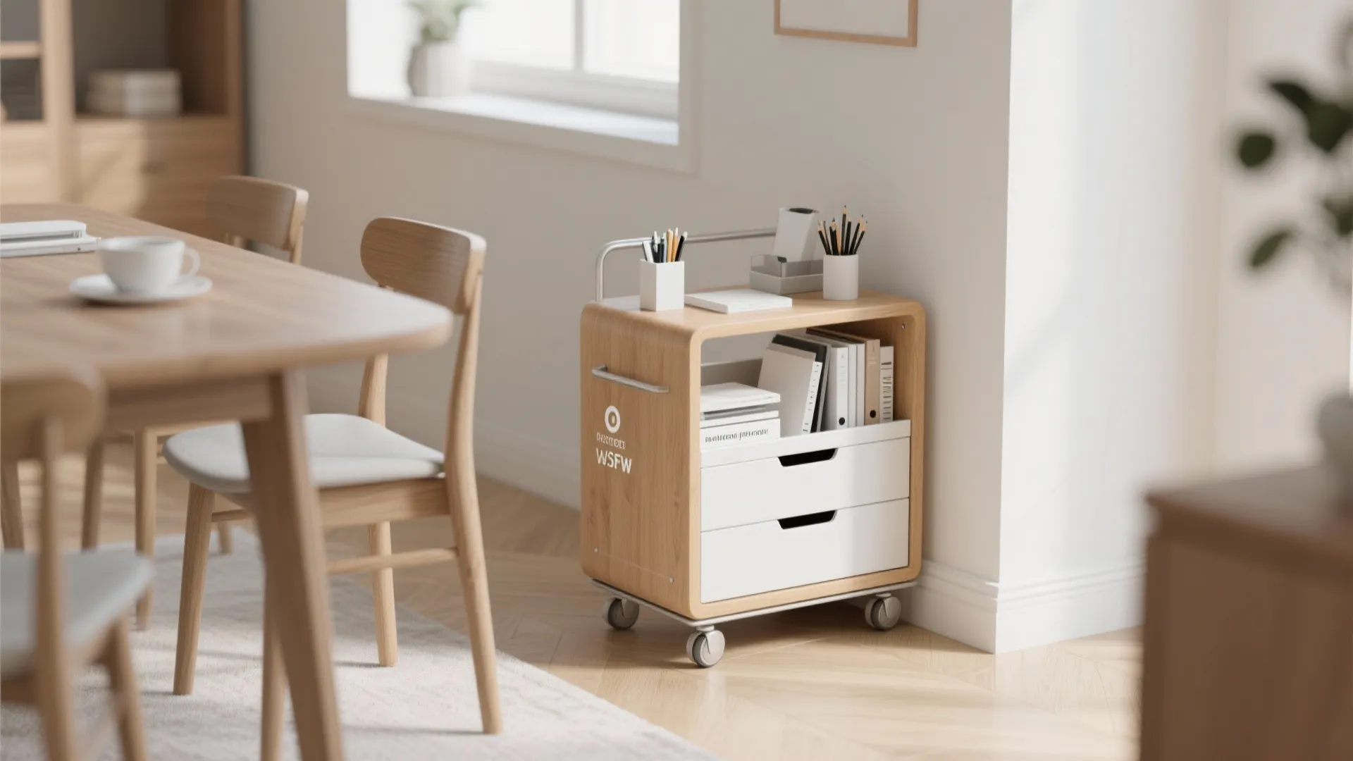 2. Rolling Office Caddy