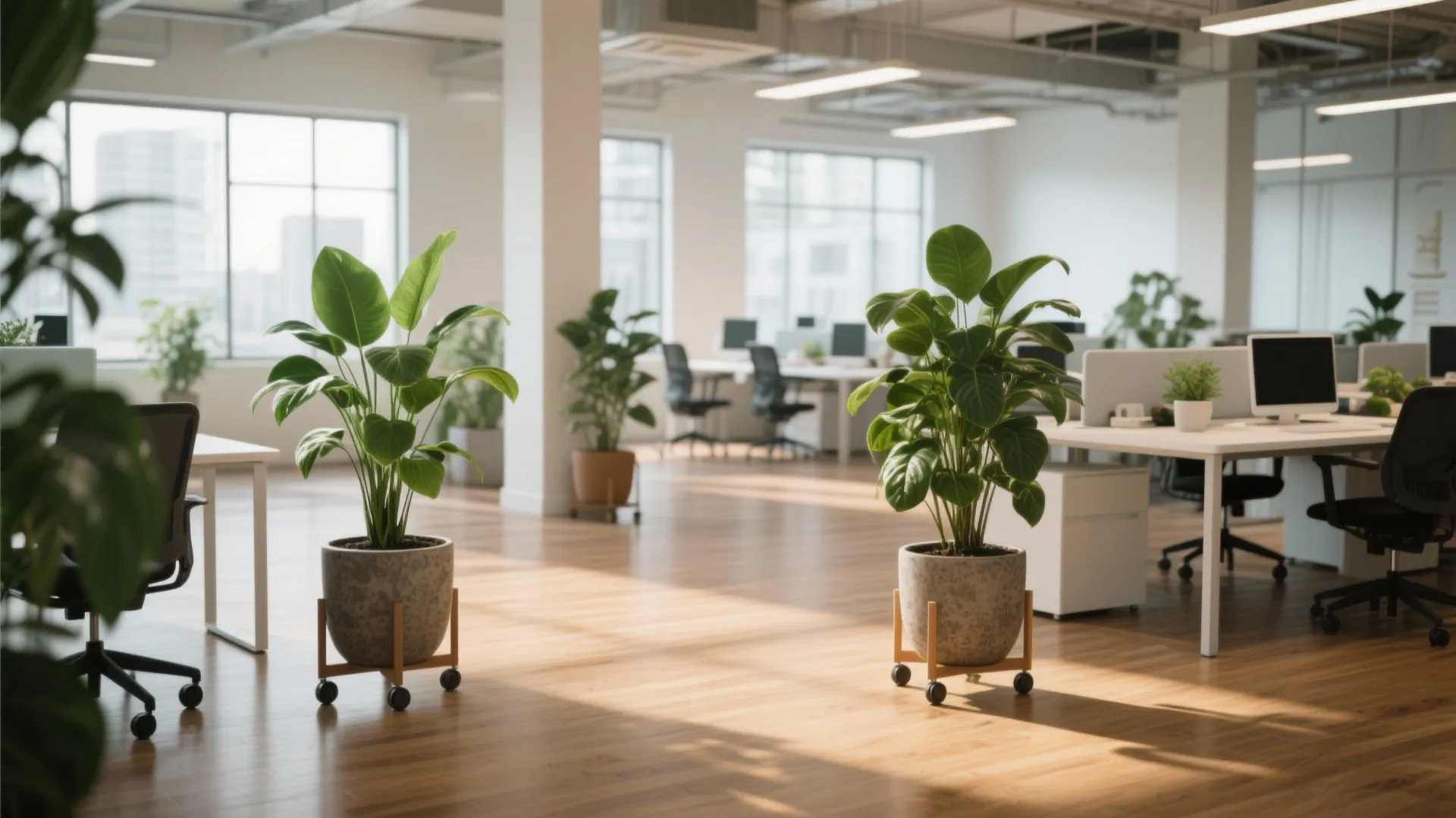 7. Rolling Plant Stands