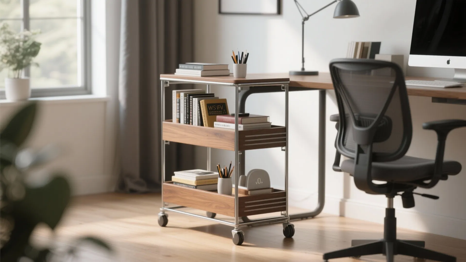 10. Rolling Shelf Carts